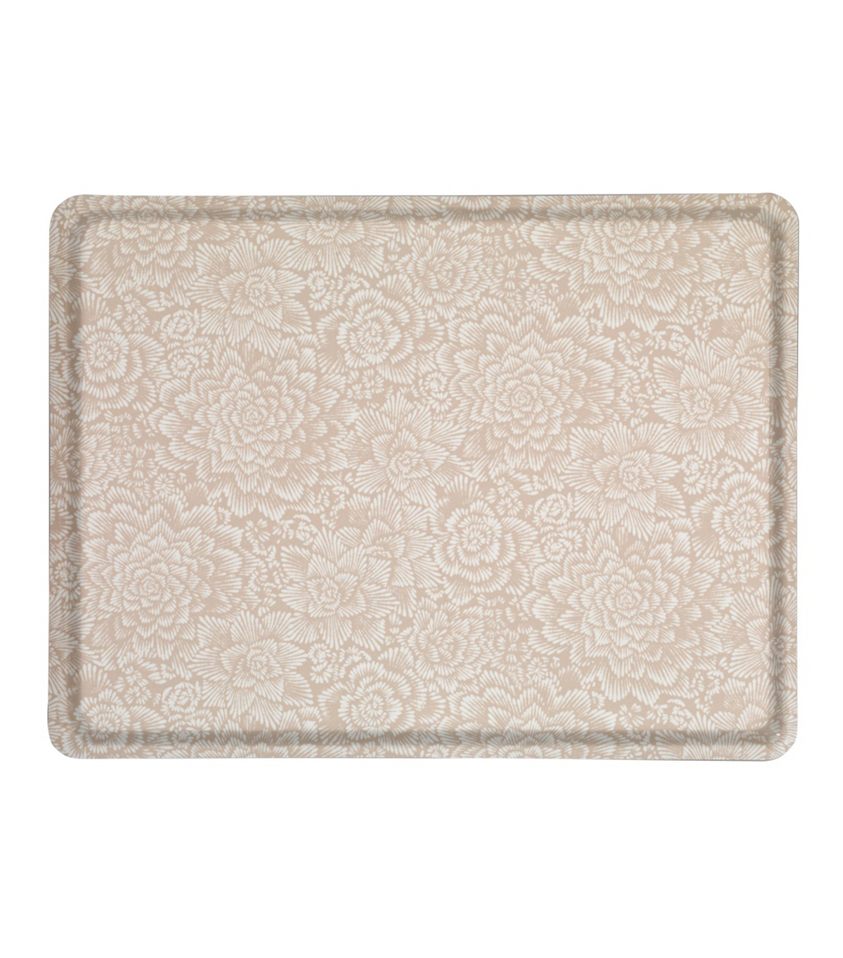 Fleurs Laminated Tray Natural