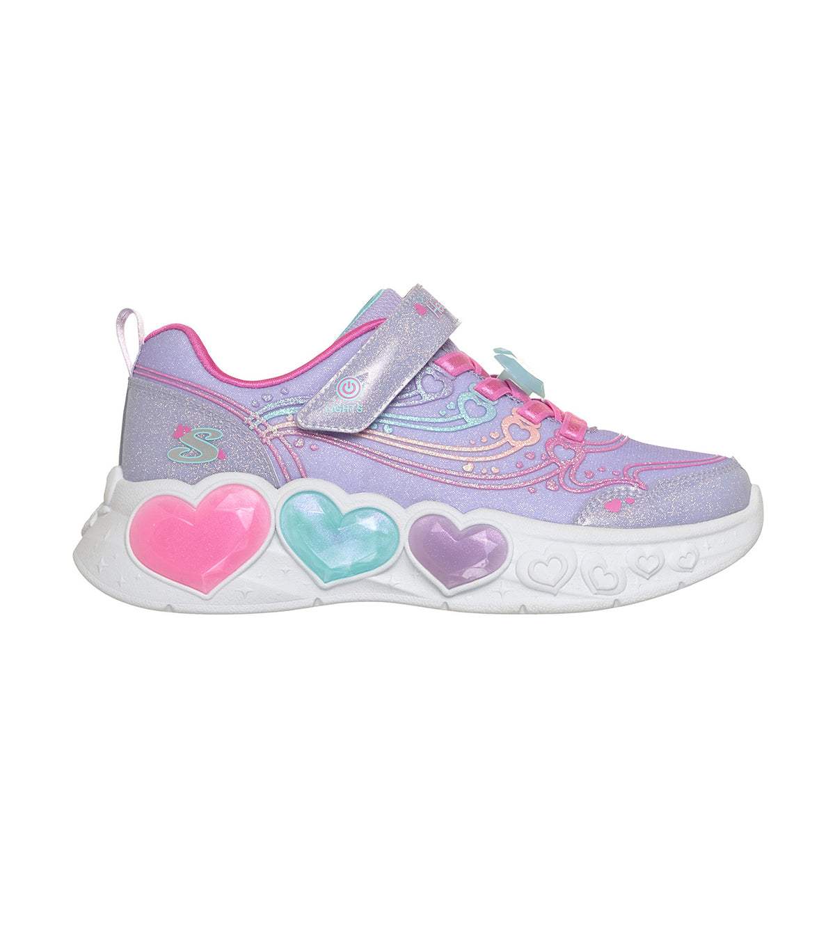 S-Lights® Enchanted Heart Lights Lavender Sparkle