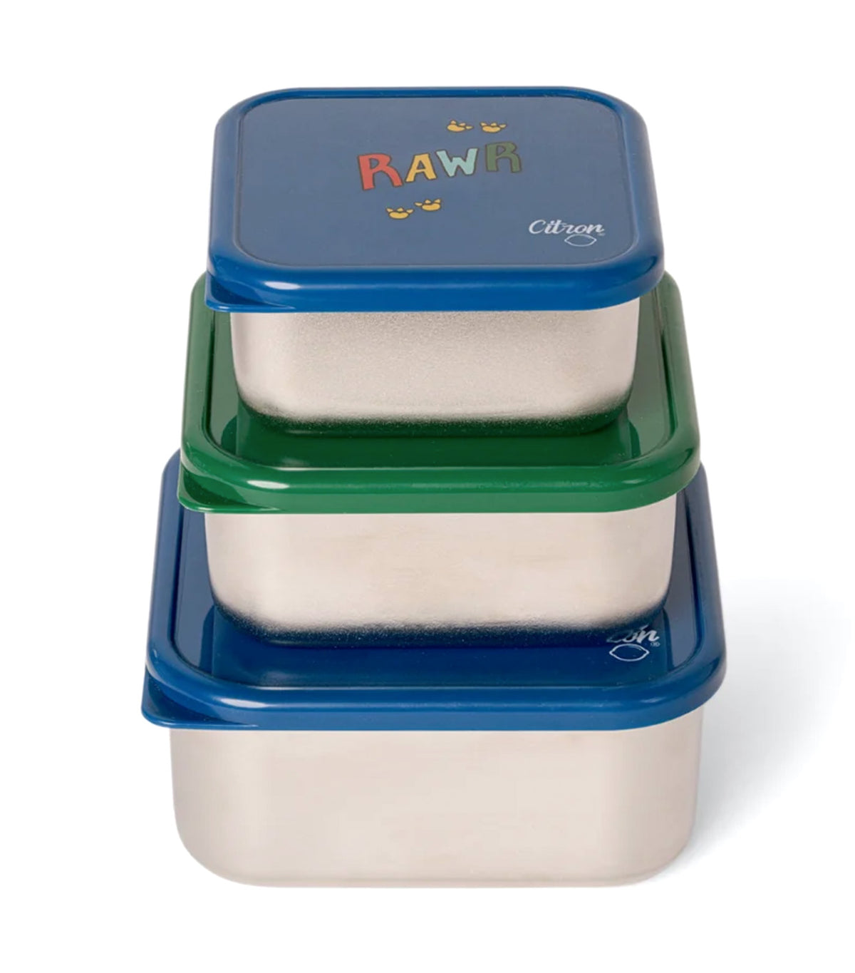 Stainless Steel Stackable Lunchbox Dino