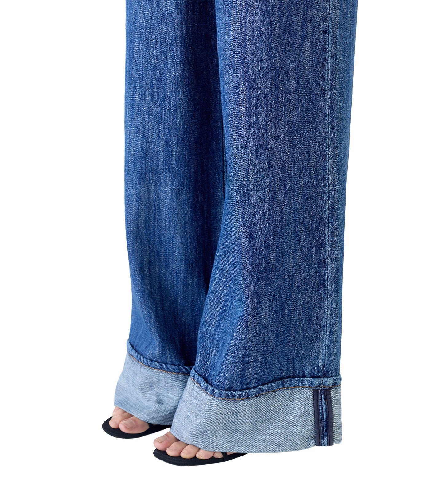 Roll Wide Leg Japan Denim Blue