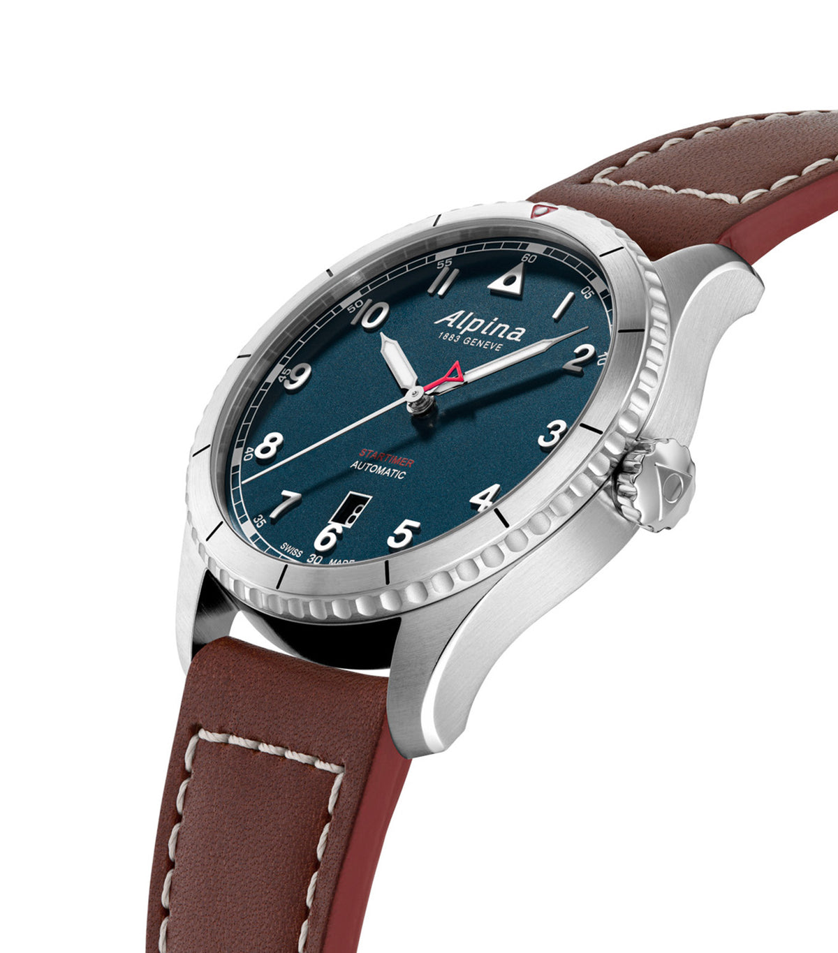 Startimer Pilot AL-525NW4S26 Silver/Brown