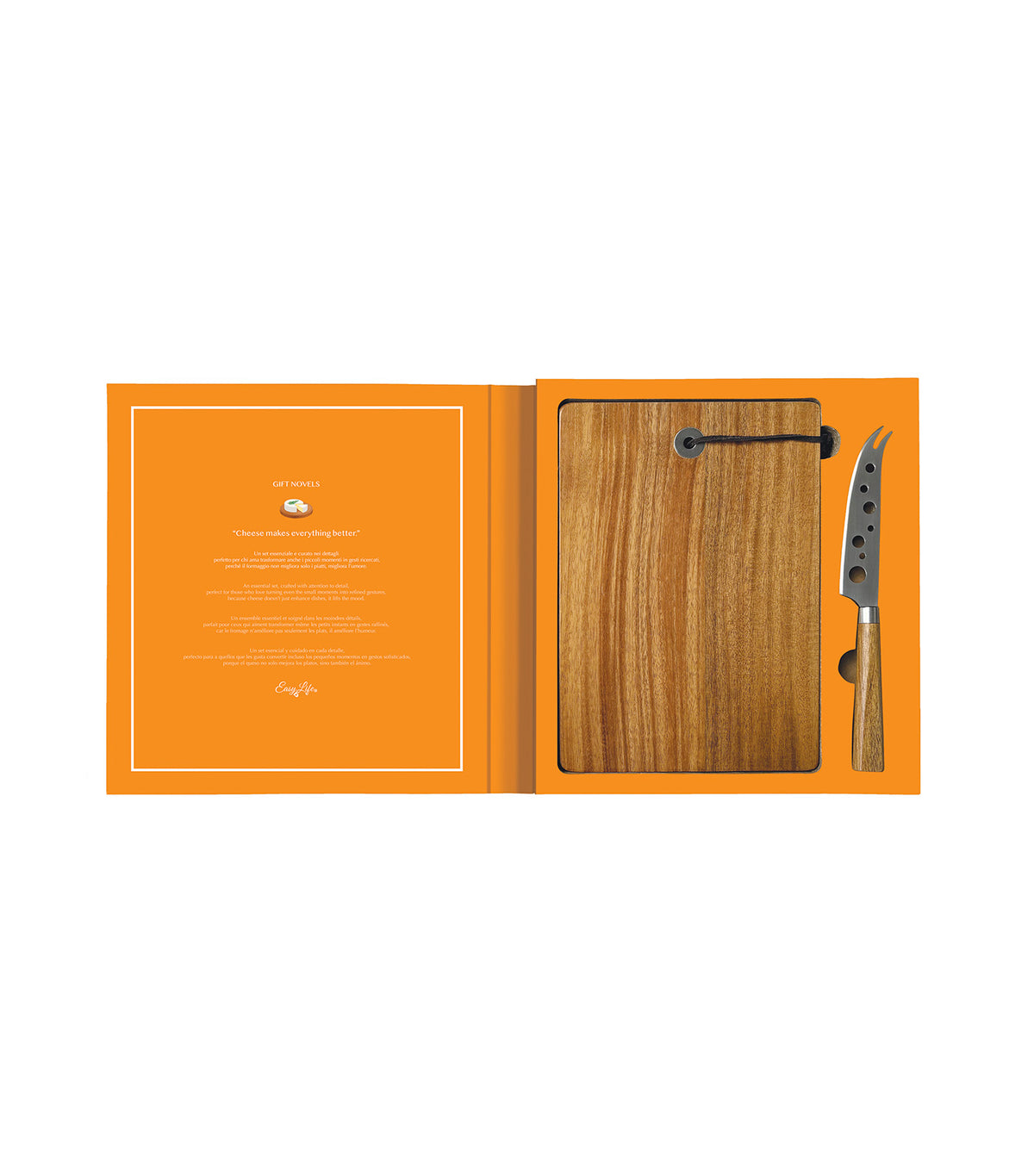 Gift Novels 2-Piece Cheese Set Multicolor