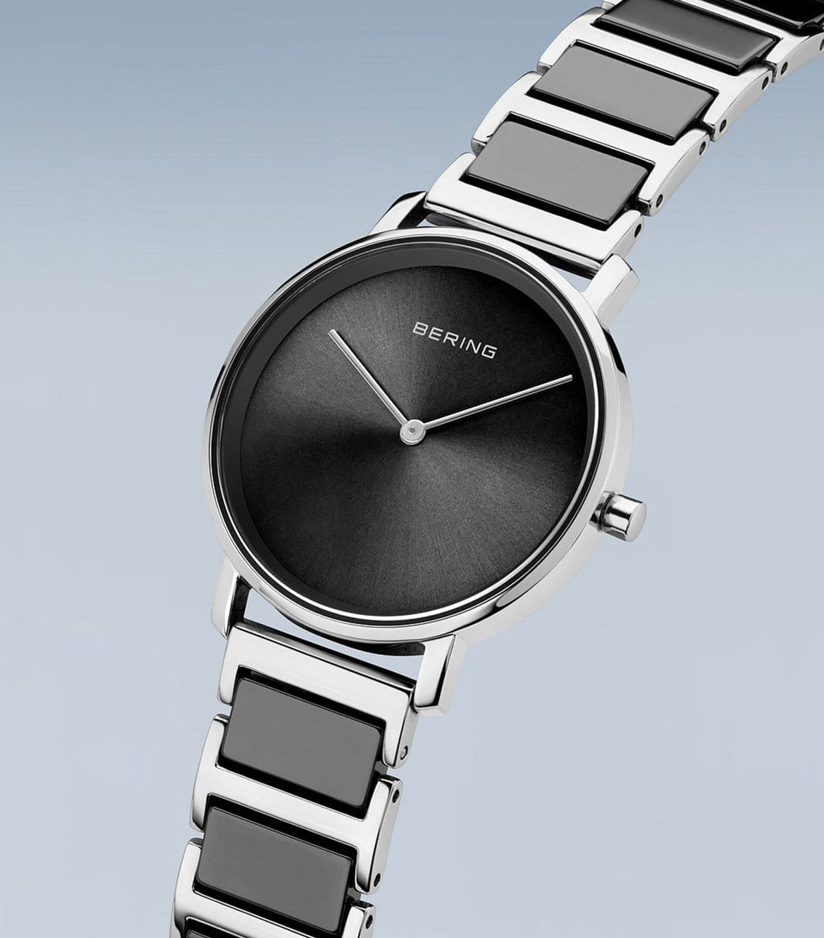18531-742 Women's Ceramic Steel Watch Silver/Black