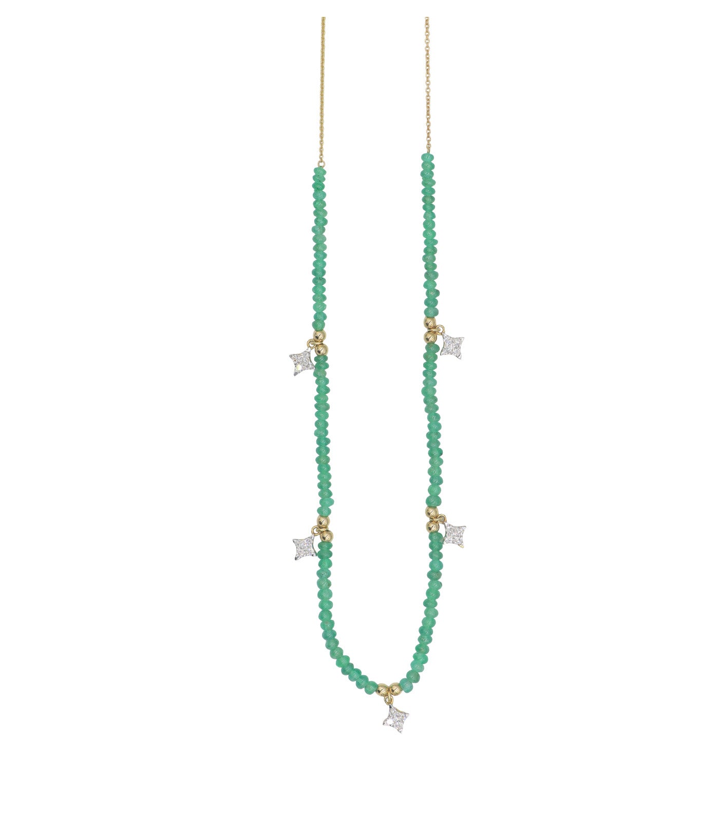 Emerald Star Necklace