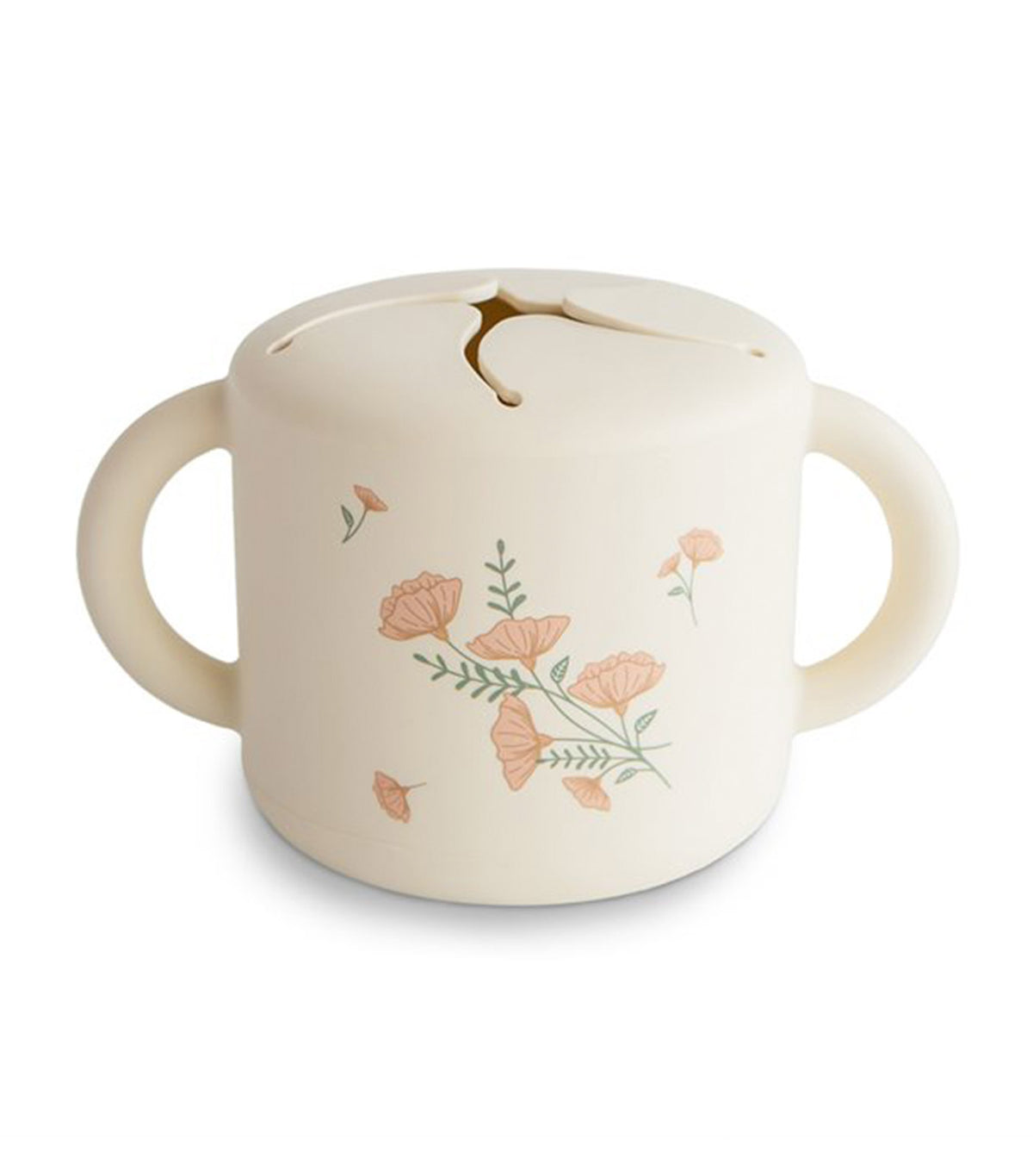 Snack Cup Pink Flowers