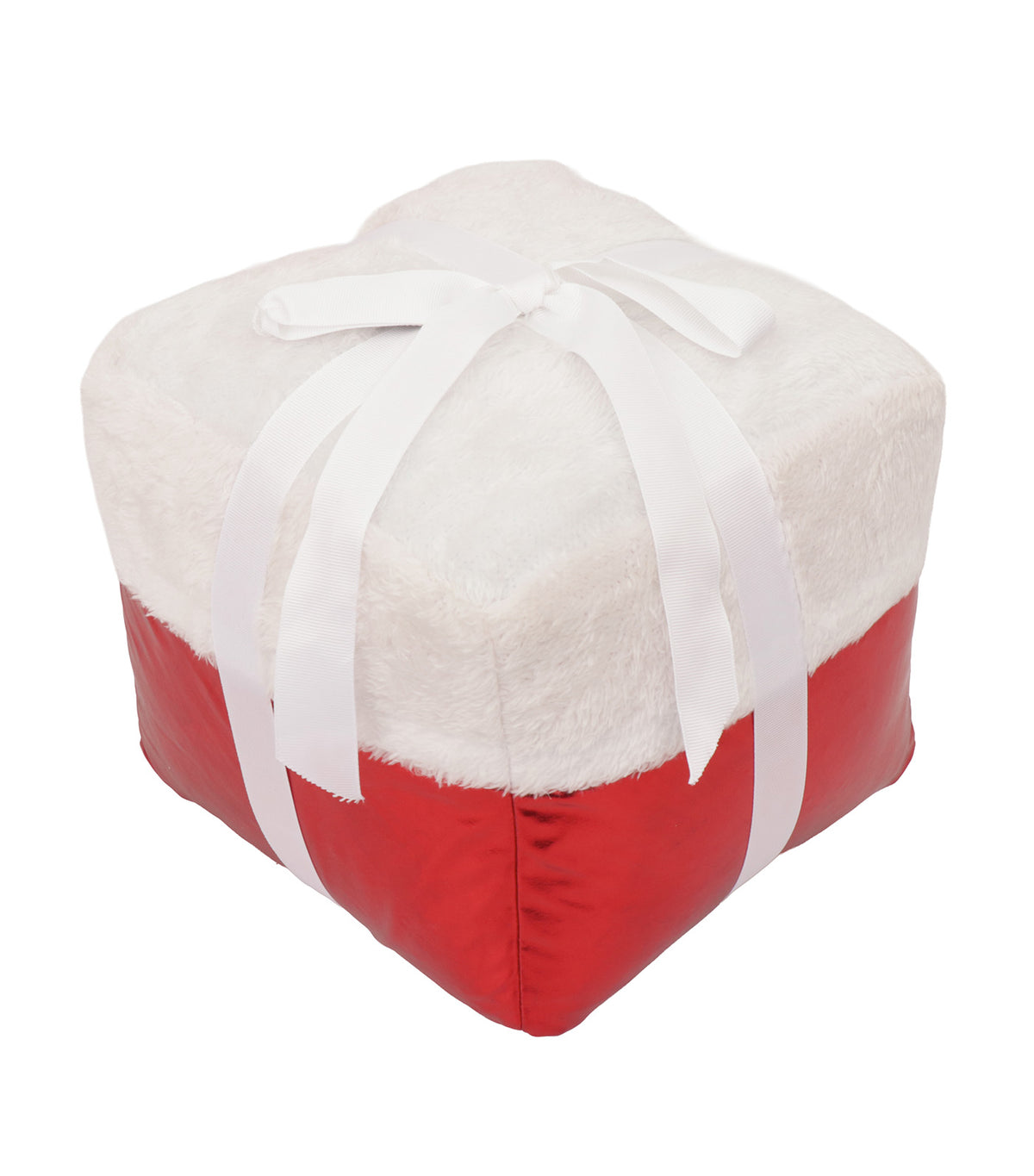 8in Gift Box Small Red Metallic