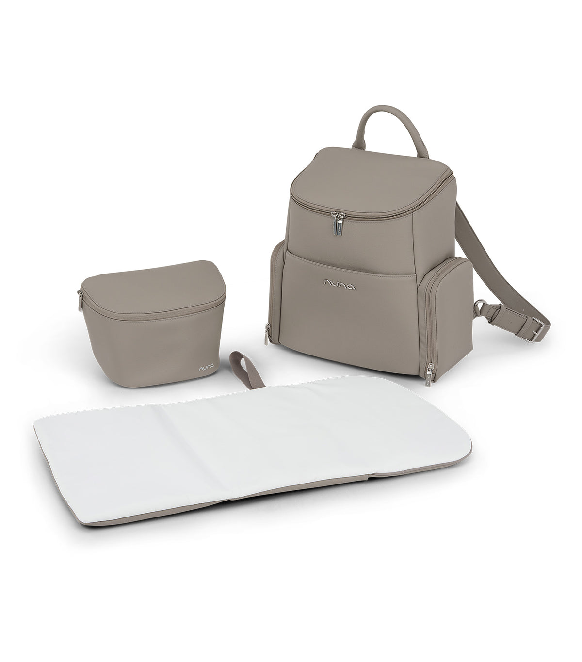 Diaper Bag with Changing Pad Taupe