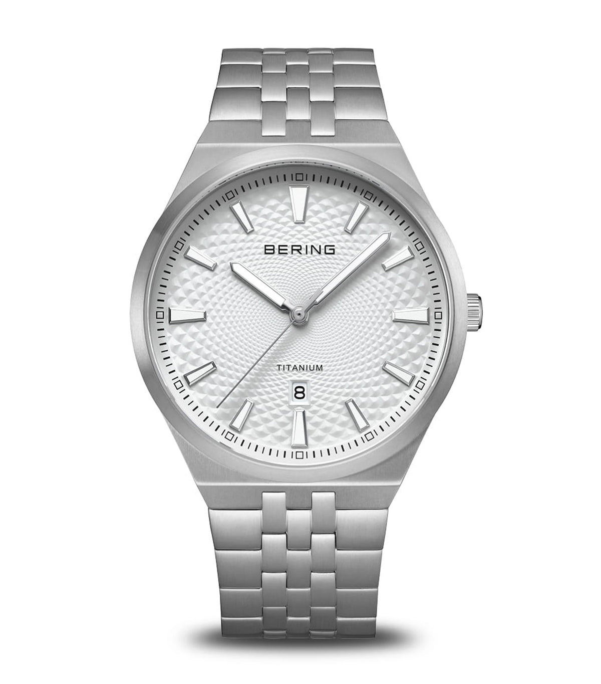 16141-704 Men's Titanium Quartz Dial Watch White
