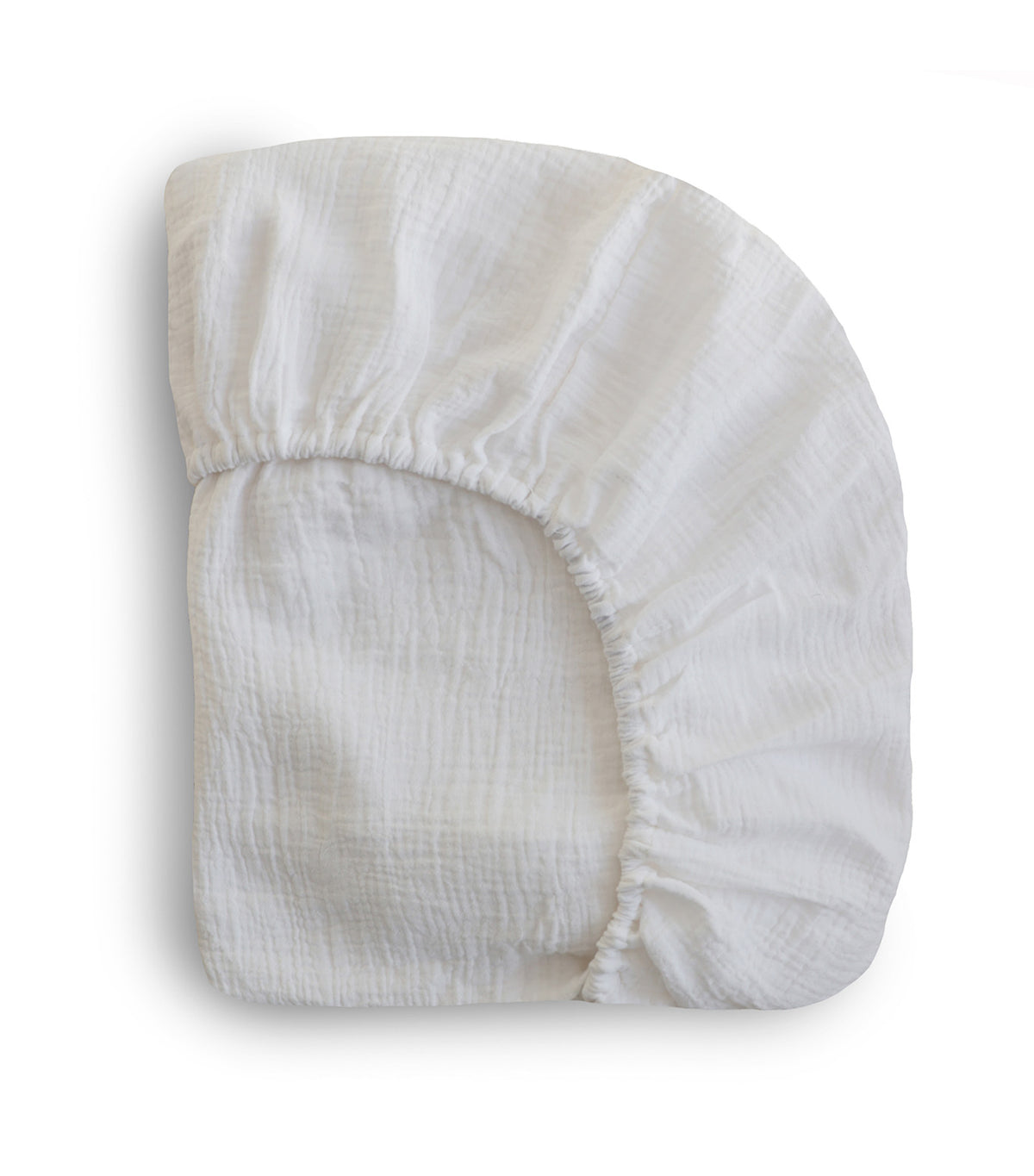 Muslin Crib Sheet White