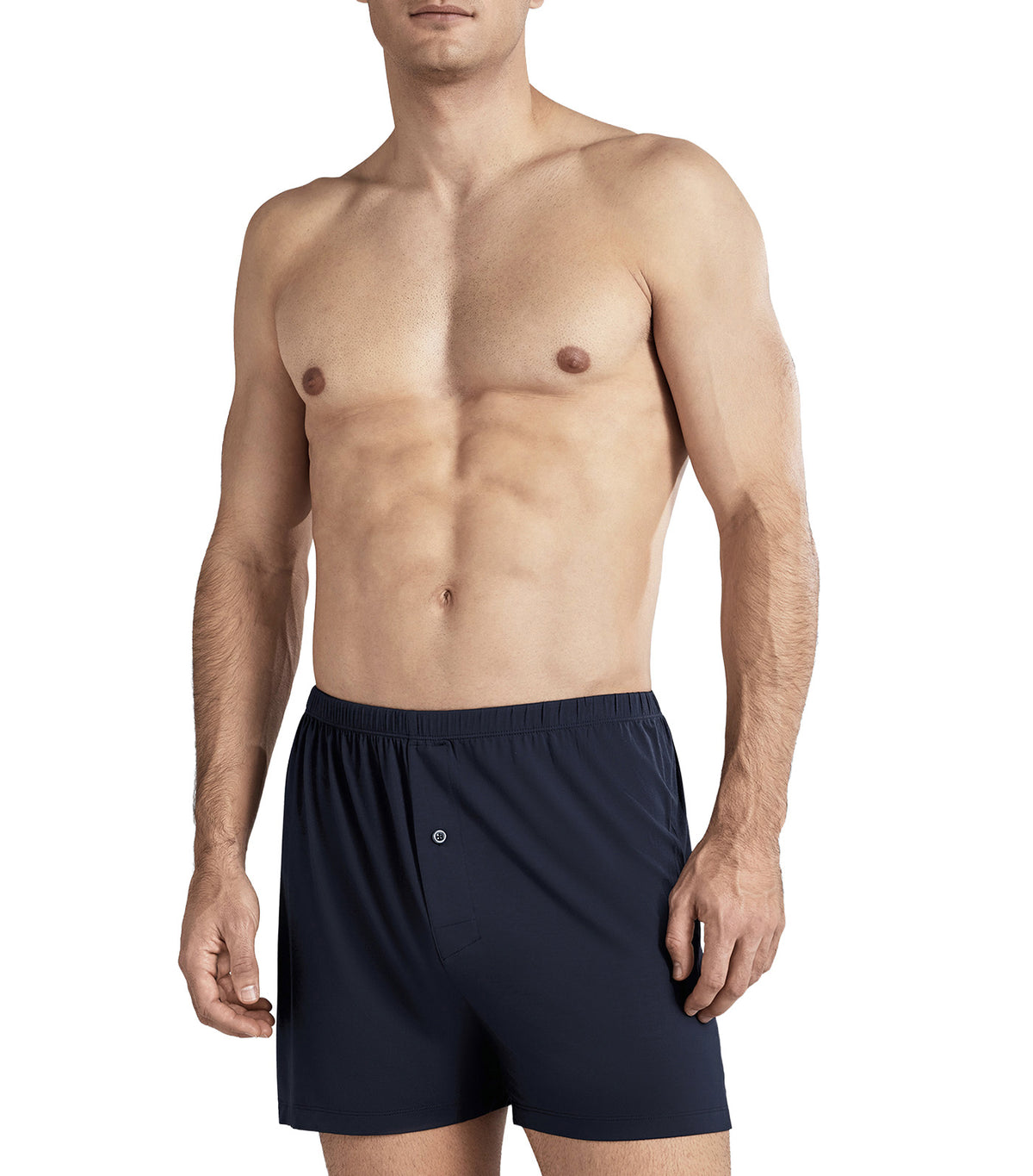 Men's Modal Self-Fabric Waistband Boxer Royal Blue
