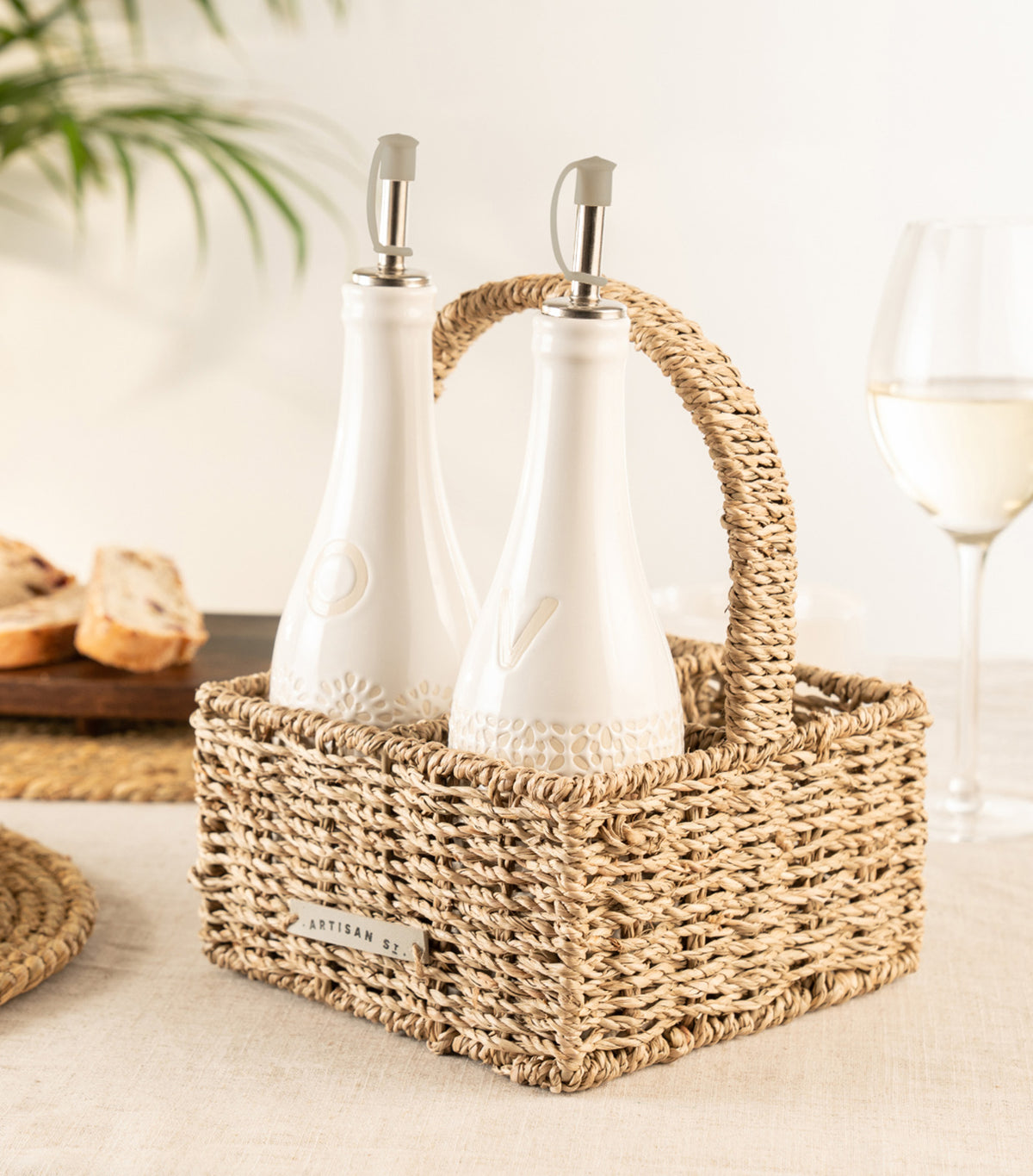 Ceramic Oil & Vinegar Pourer