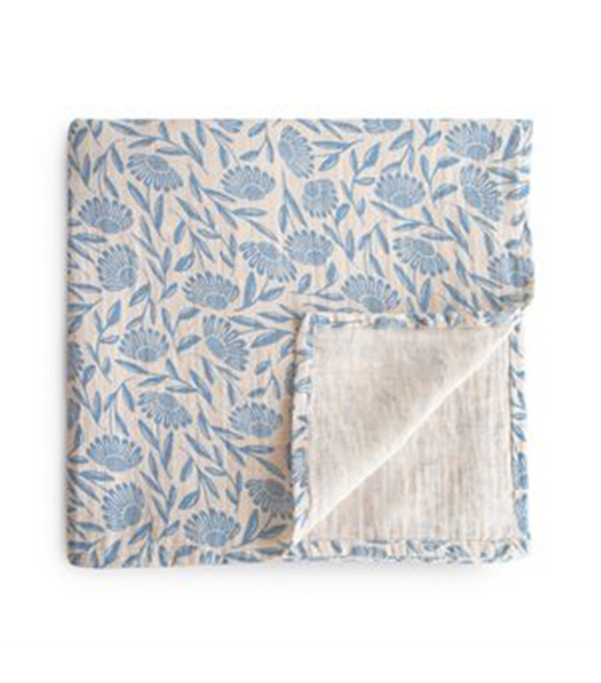 Swaddle Printed Blue Flowers