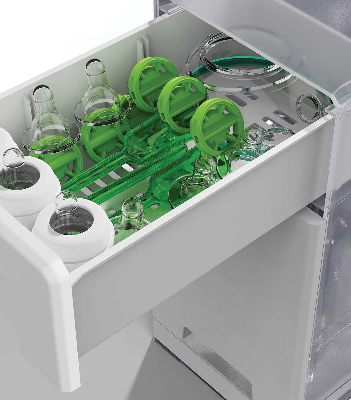 Covered Drying Rack and Organizer