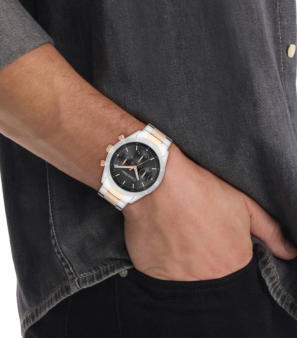 Performance 25200558 Steel Watch Silver/Gold