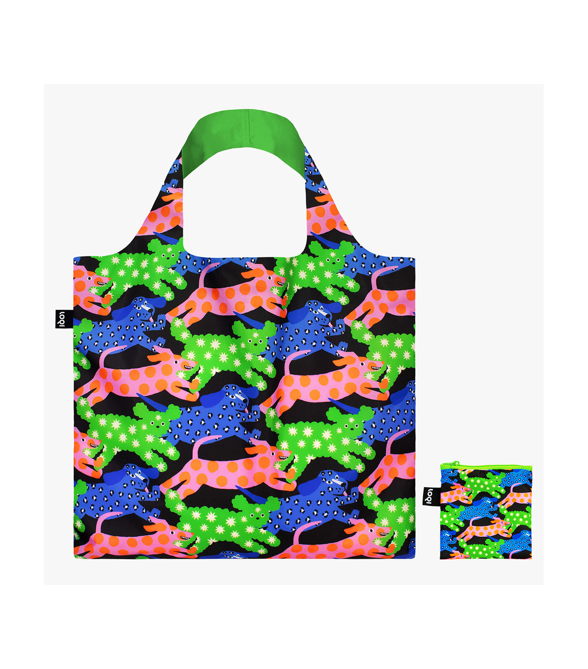 GLITTER POWER Dogs Recycled Bag