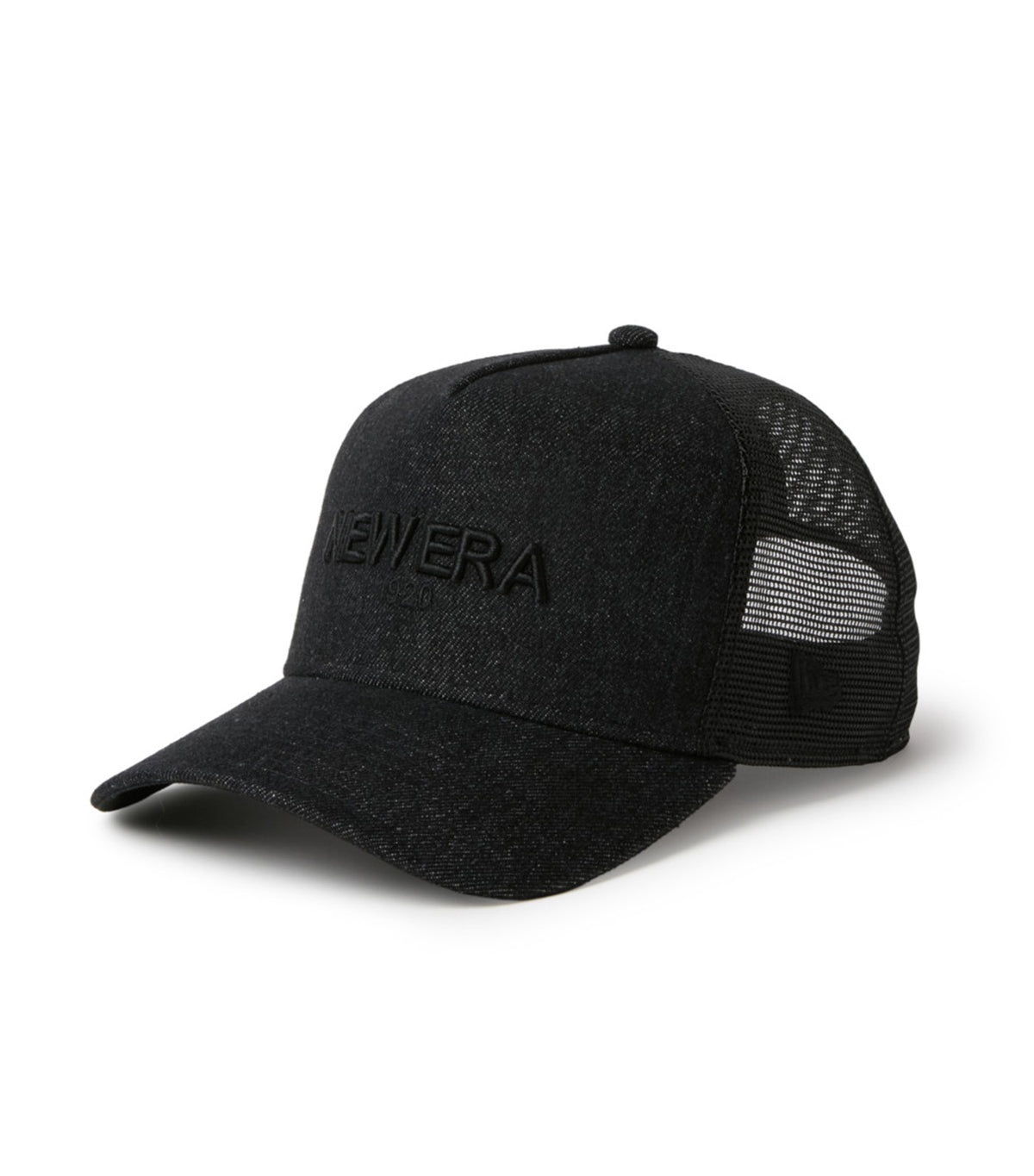 1920 Denim 9FORTY A-Frame Trucker Snapback Cap Black