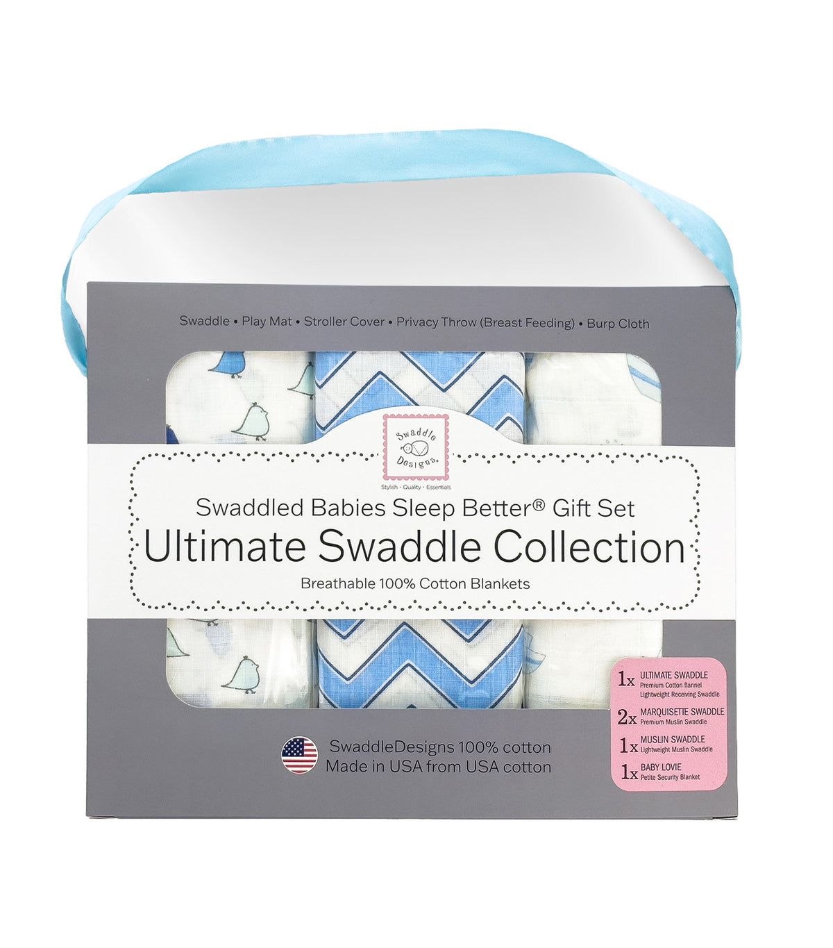 Babies Sleep Better® Ultimate Swaddle Collection Gift Set BL002