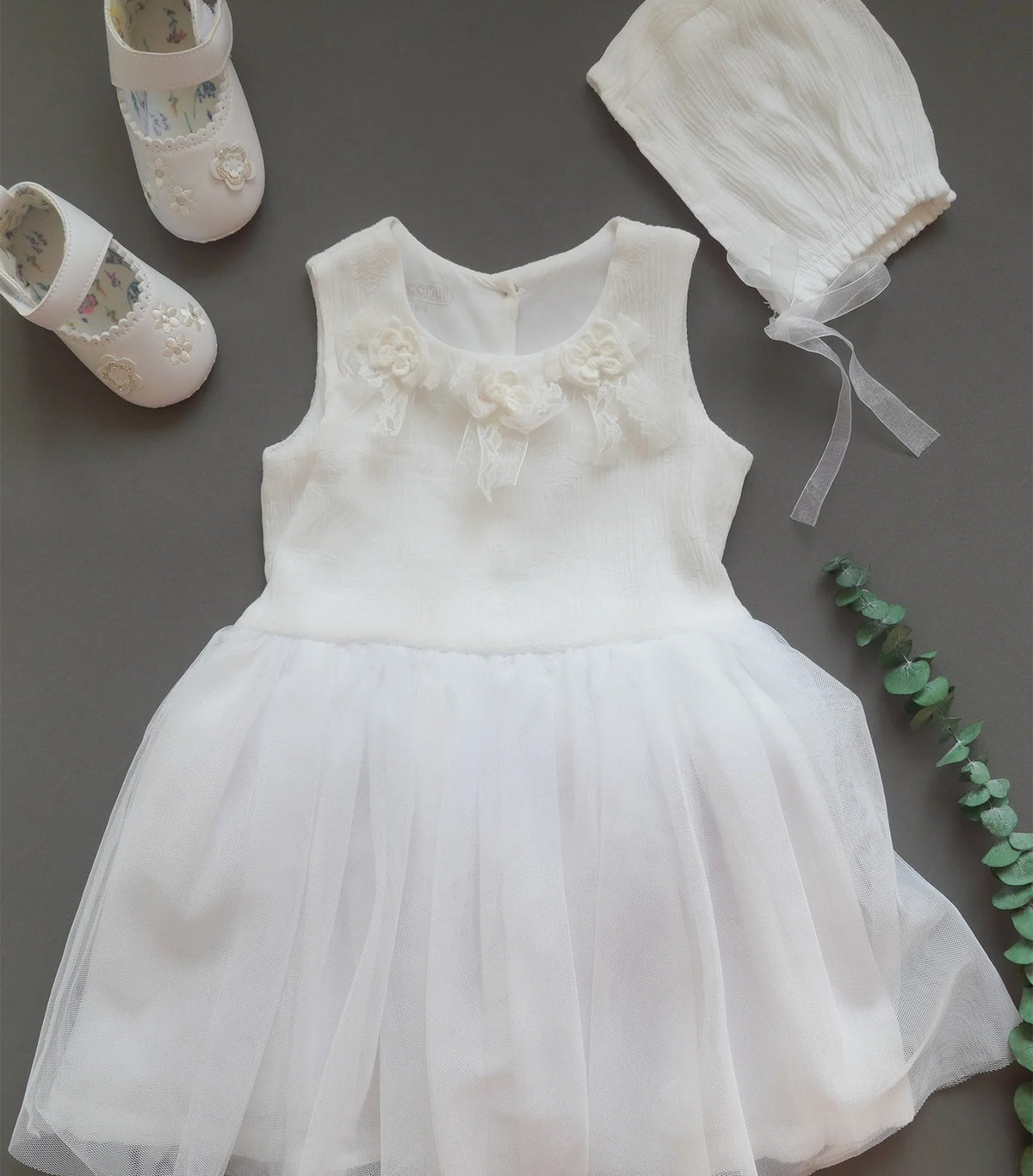 Louise Dress Set White