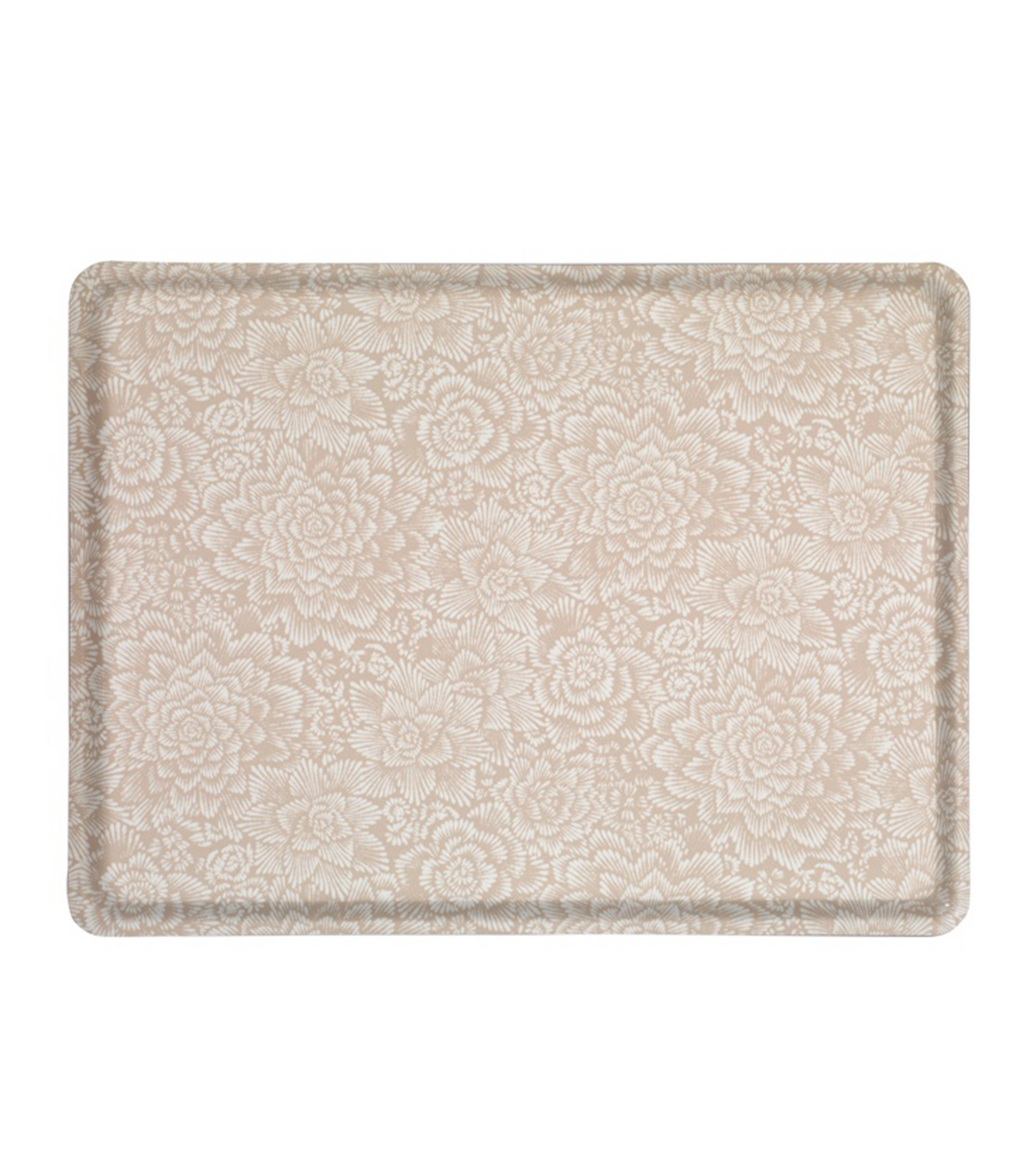 Fleurs Laminated Tray Natural
