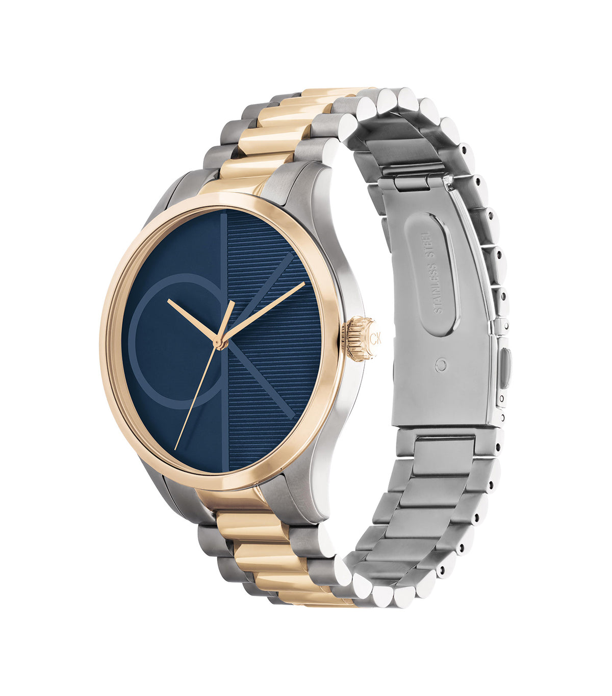 Iconic 25200165 Steel Watch Silver/Rose Gold