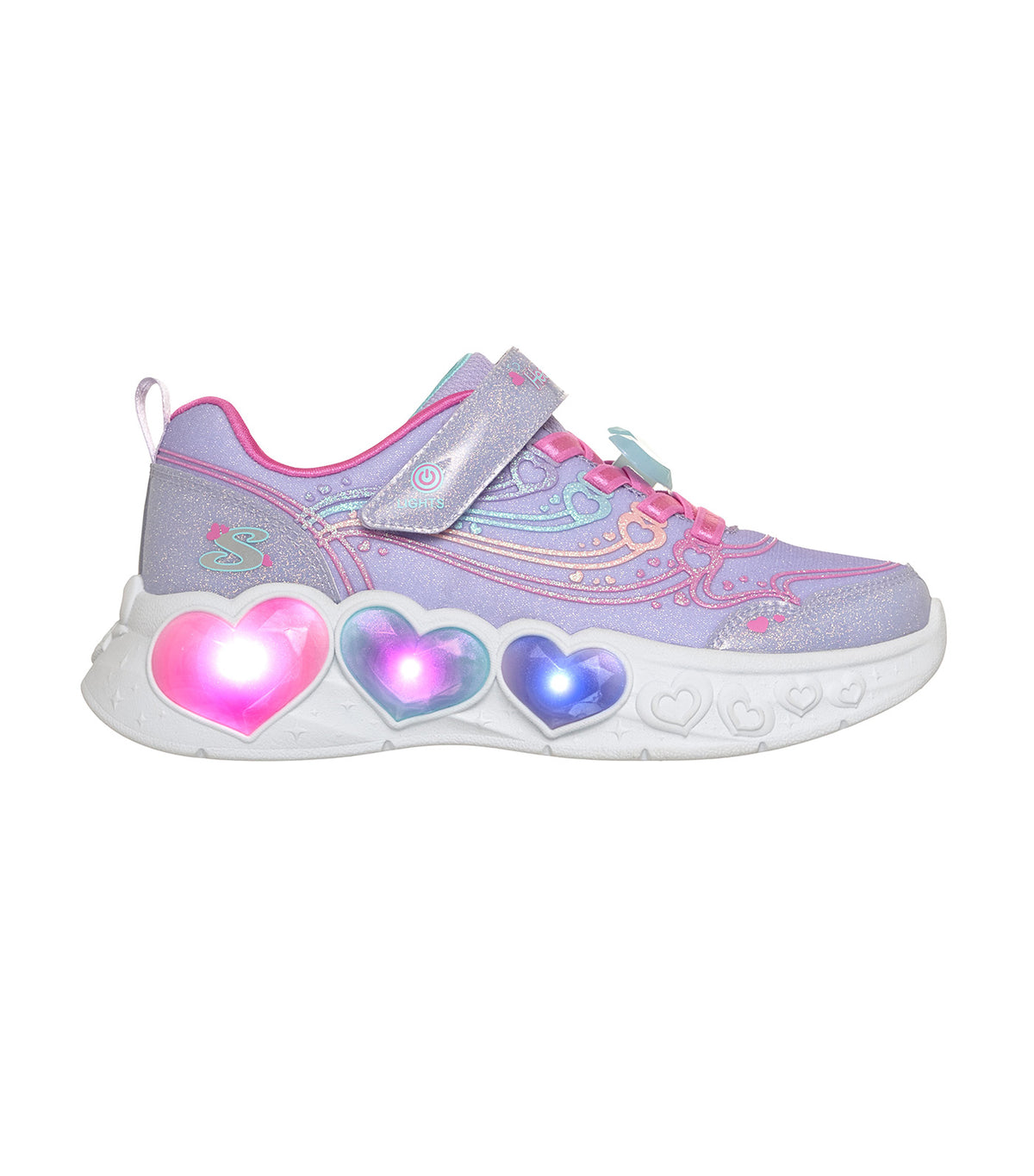 S-Lights® Enchanted Heart Lights Lavender Sparkle