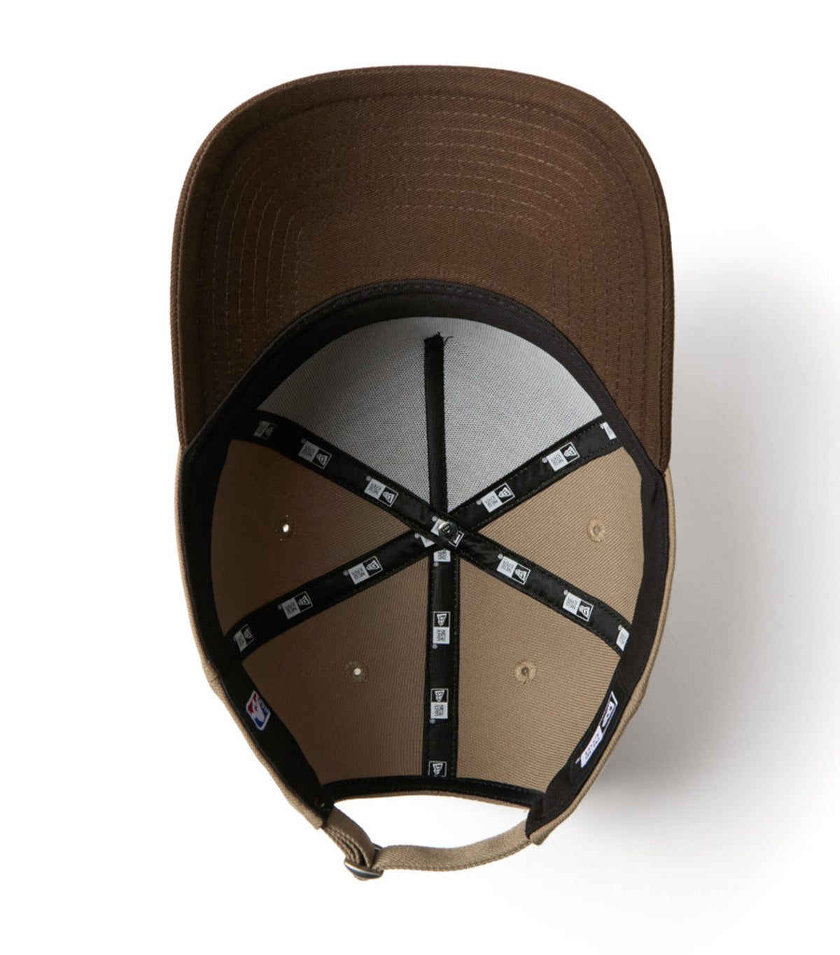 Los Angeles Lakers 9FORTY A-Frame Adjustable Cap British Khaki/Walnut