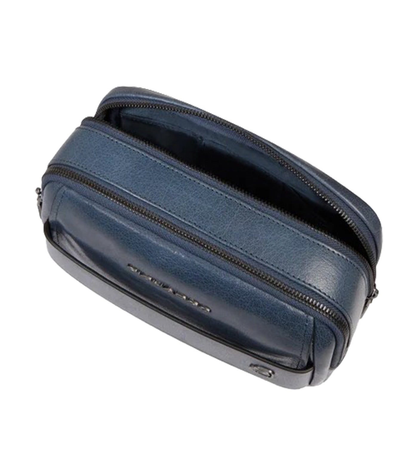 Leather Wristlet Steel Blue