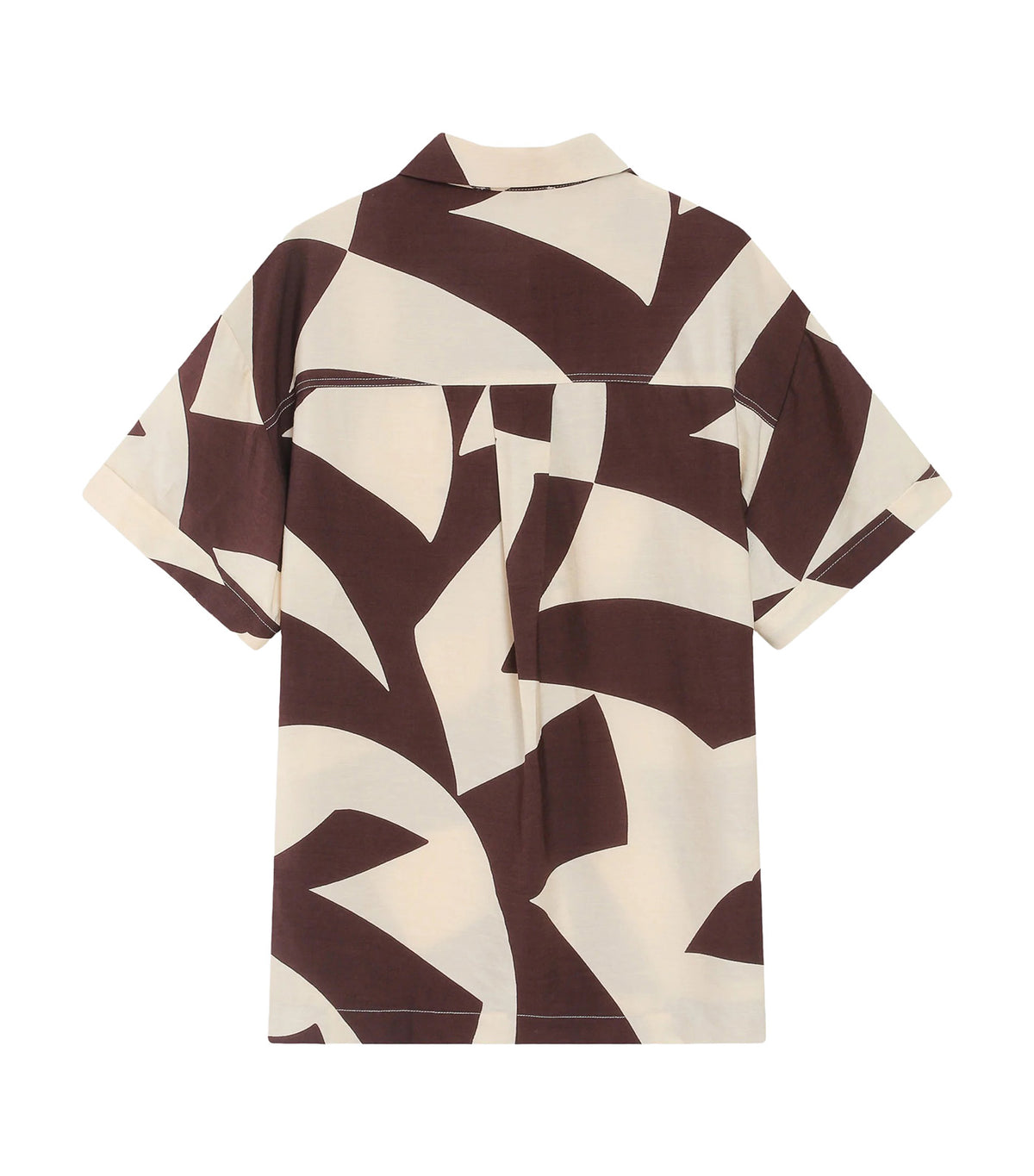 Veil Graphic-Print Shirt Chocolate