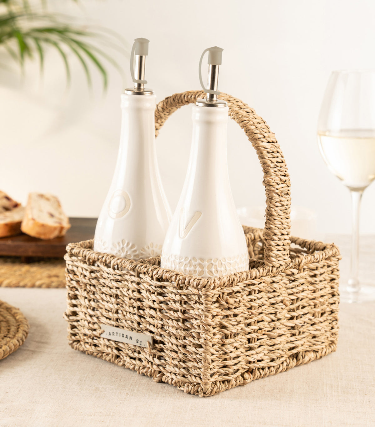 Seagrass Condiment Caddy