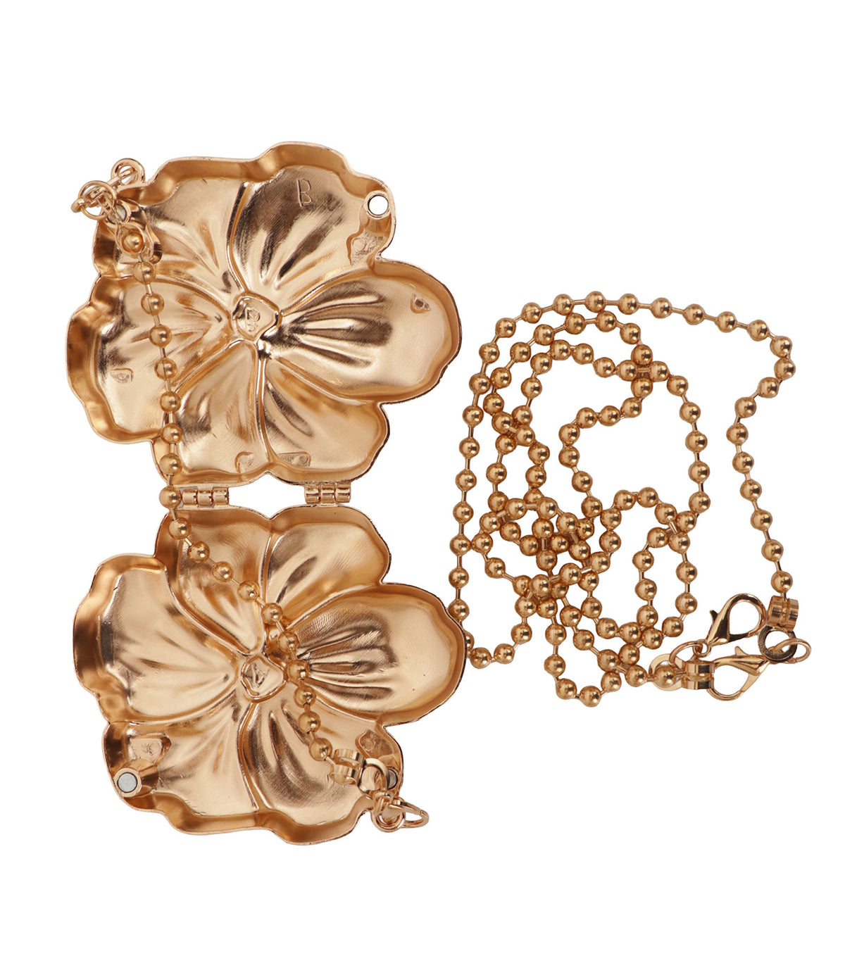 8in x 6in Flower Bag Gold
