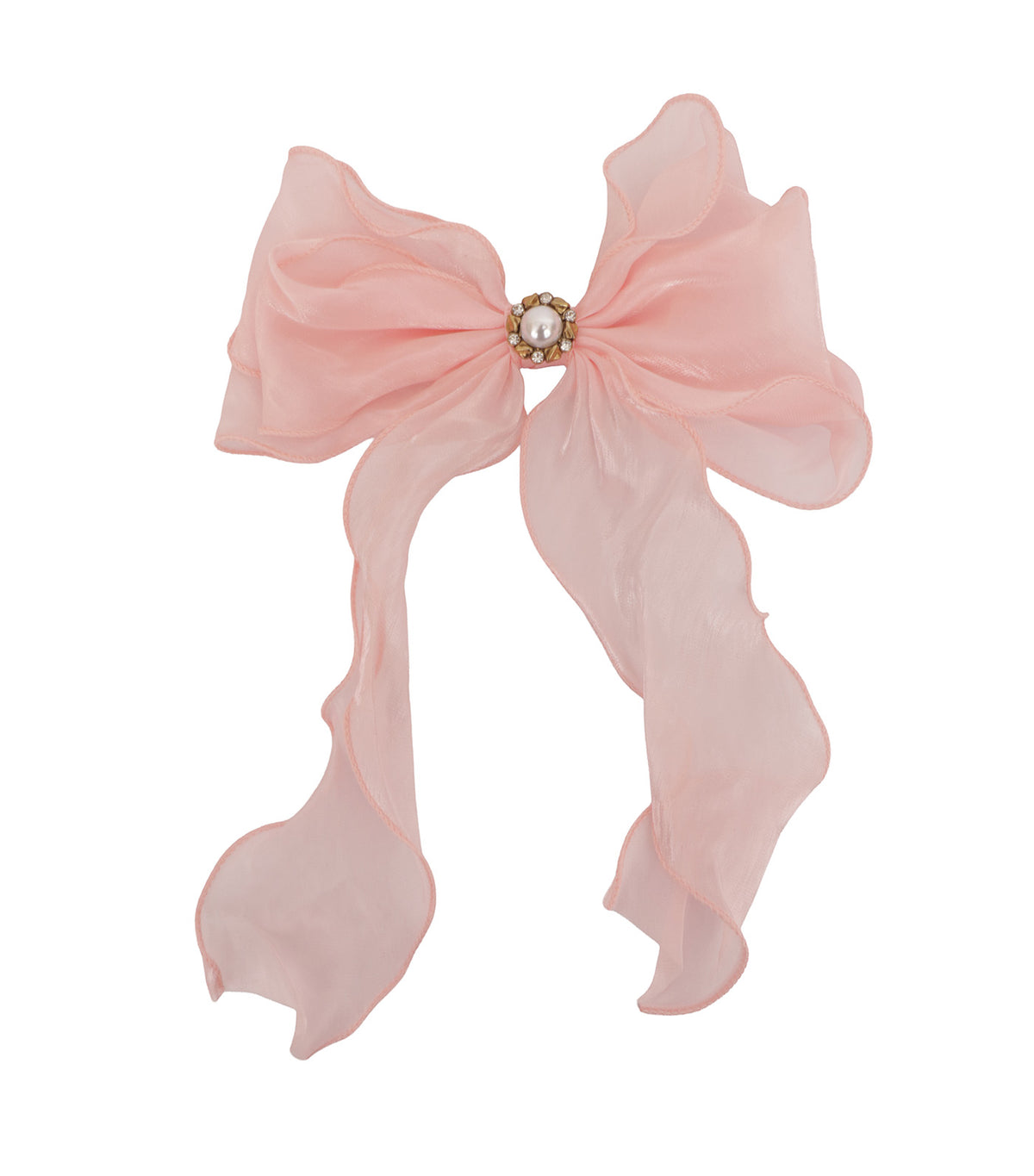 12in Ribbon with Pearl Pink