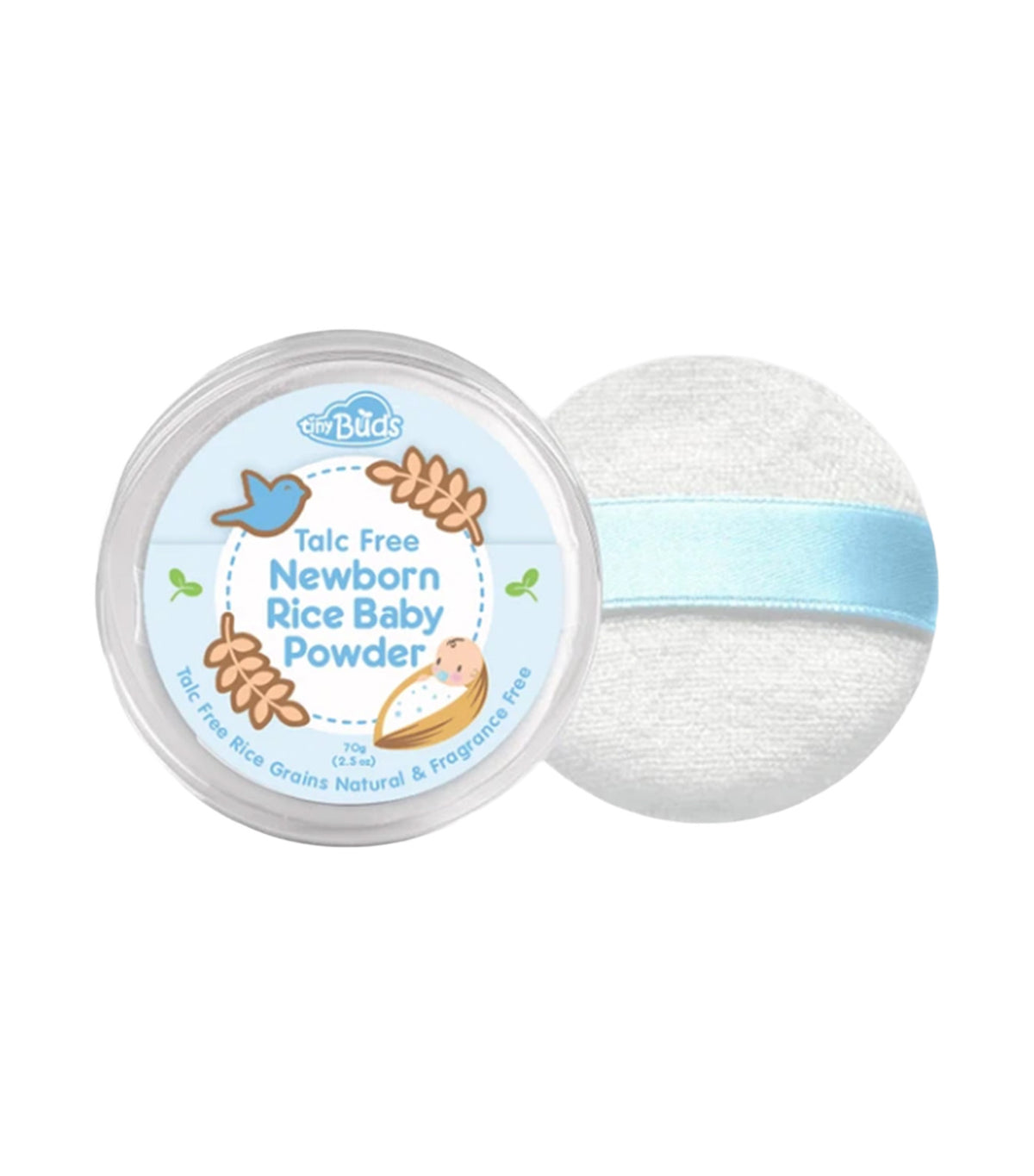 Newborn Rice Baby Powder in Powder Case