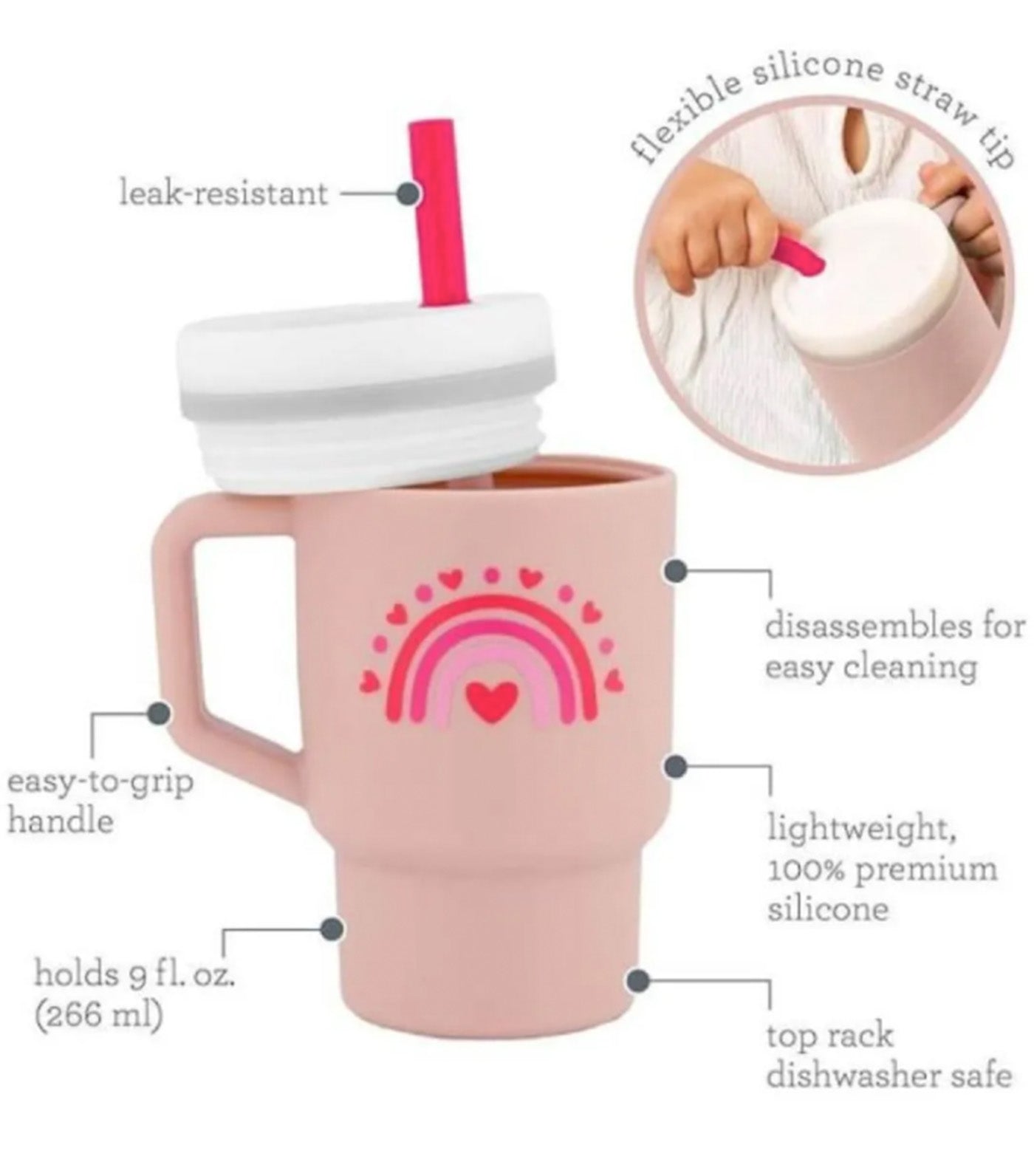 My 1st Tumbler Valentine's Pink