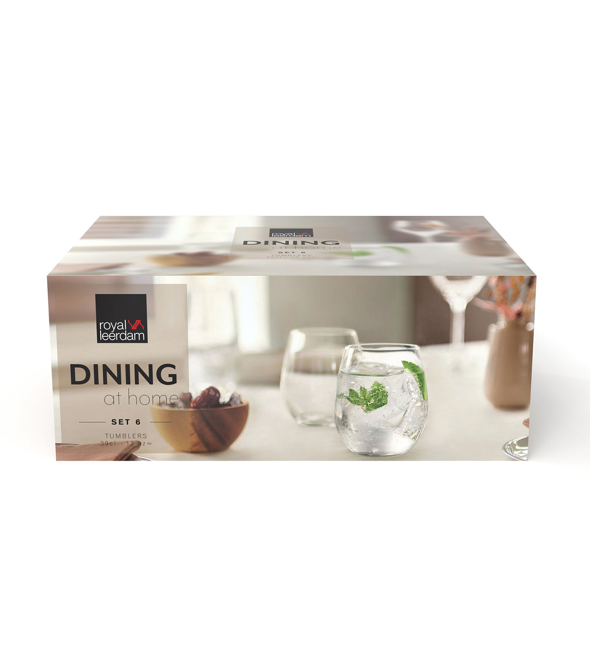 Dining at Home DOF 39.5cl Set of 6 Transparent
