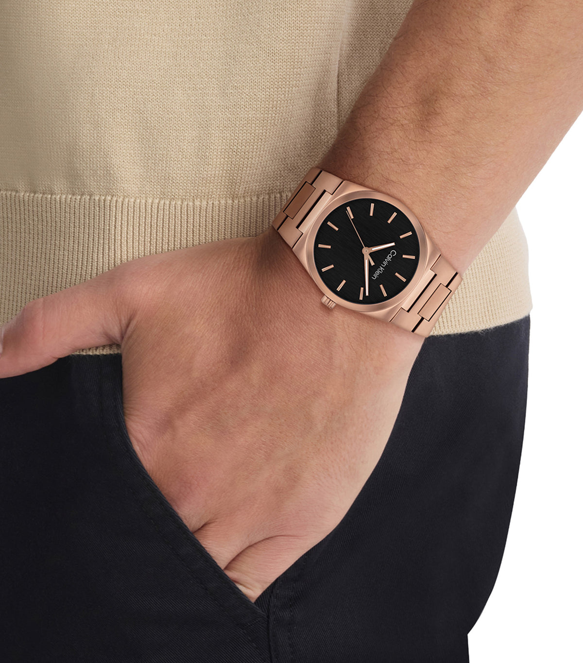 Empower 25200566 Steel Watch Rose Gold