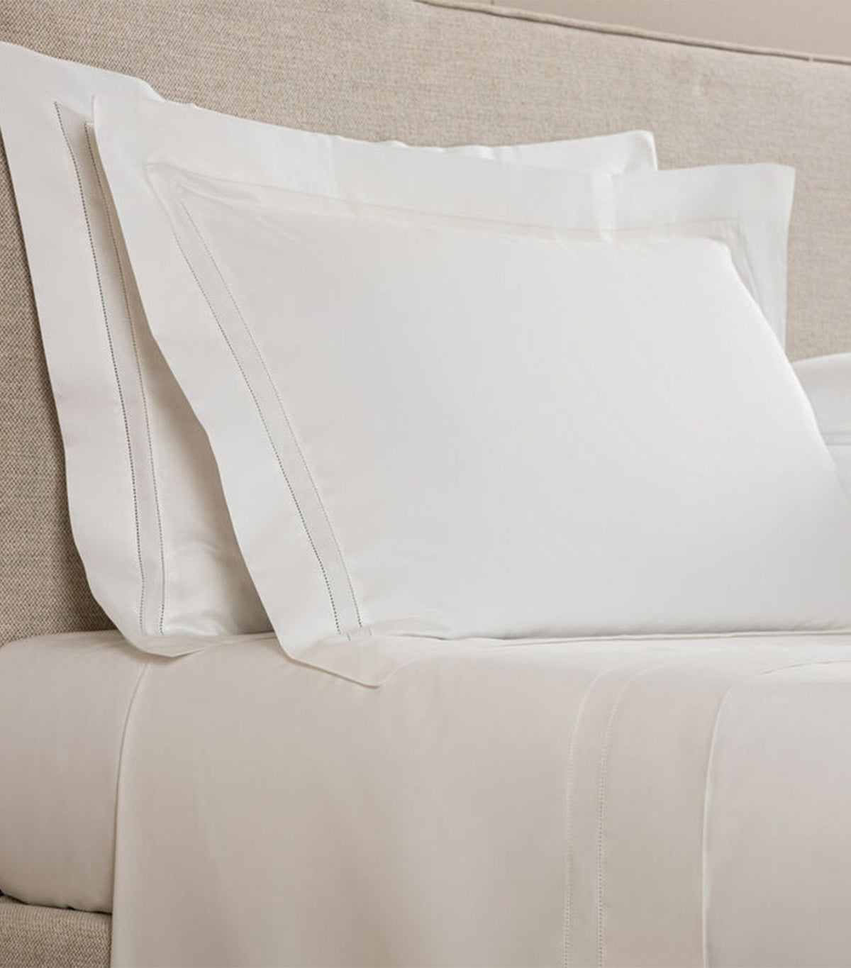 Doppio Ajour Pillowcase White