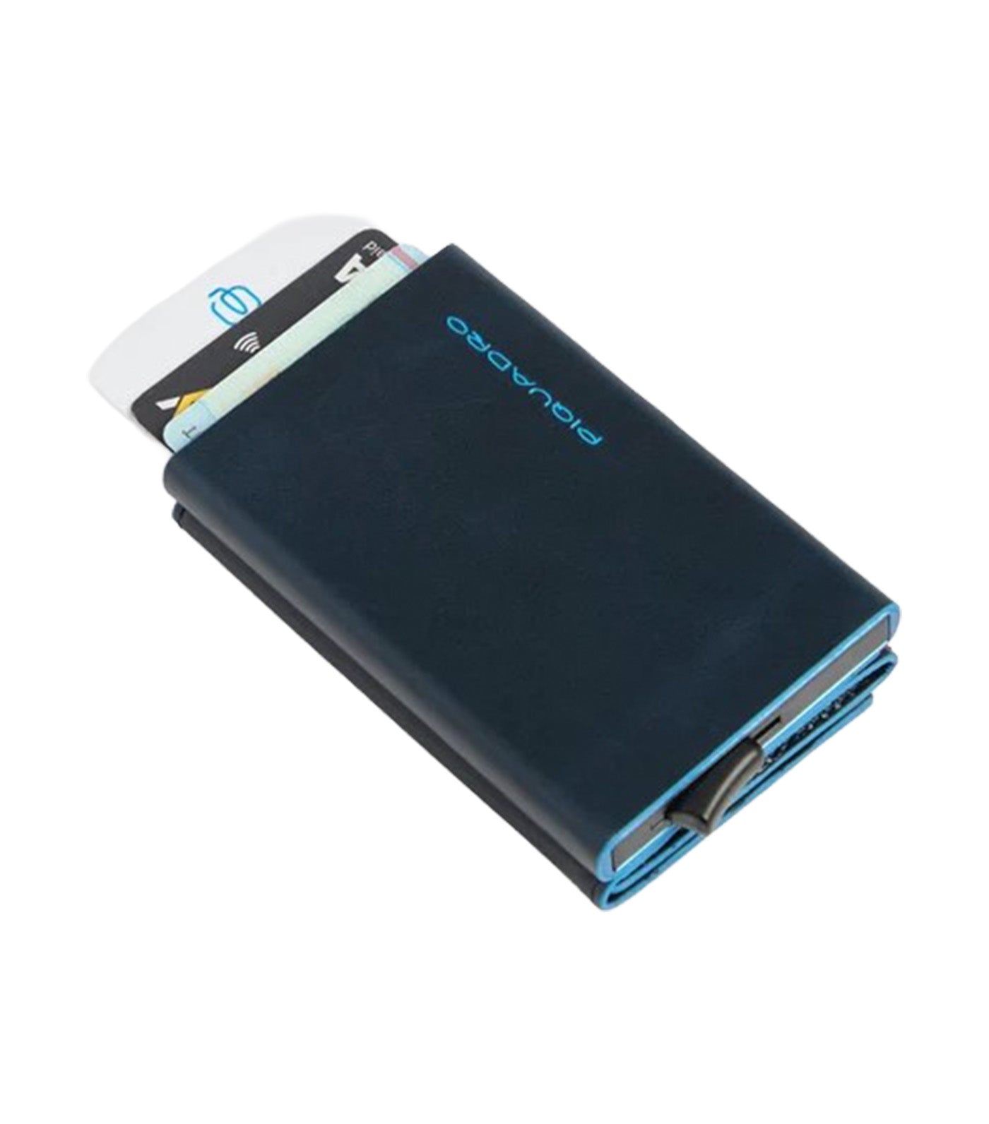 Pop-Up Wallet with Money Pocket Night Blue