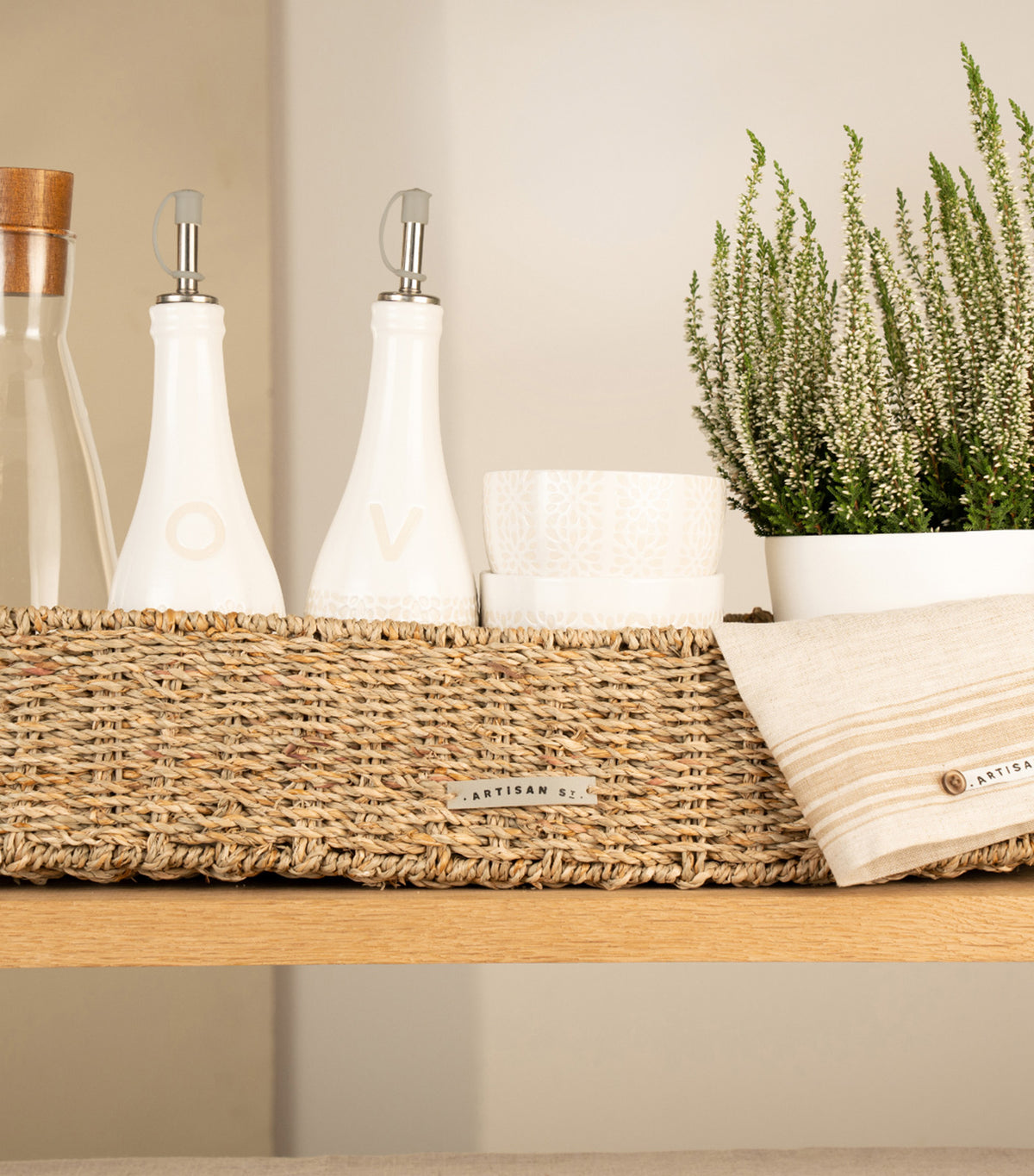 Ceramic Oil & Vinegar Pourer