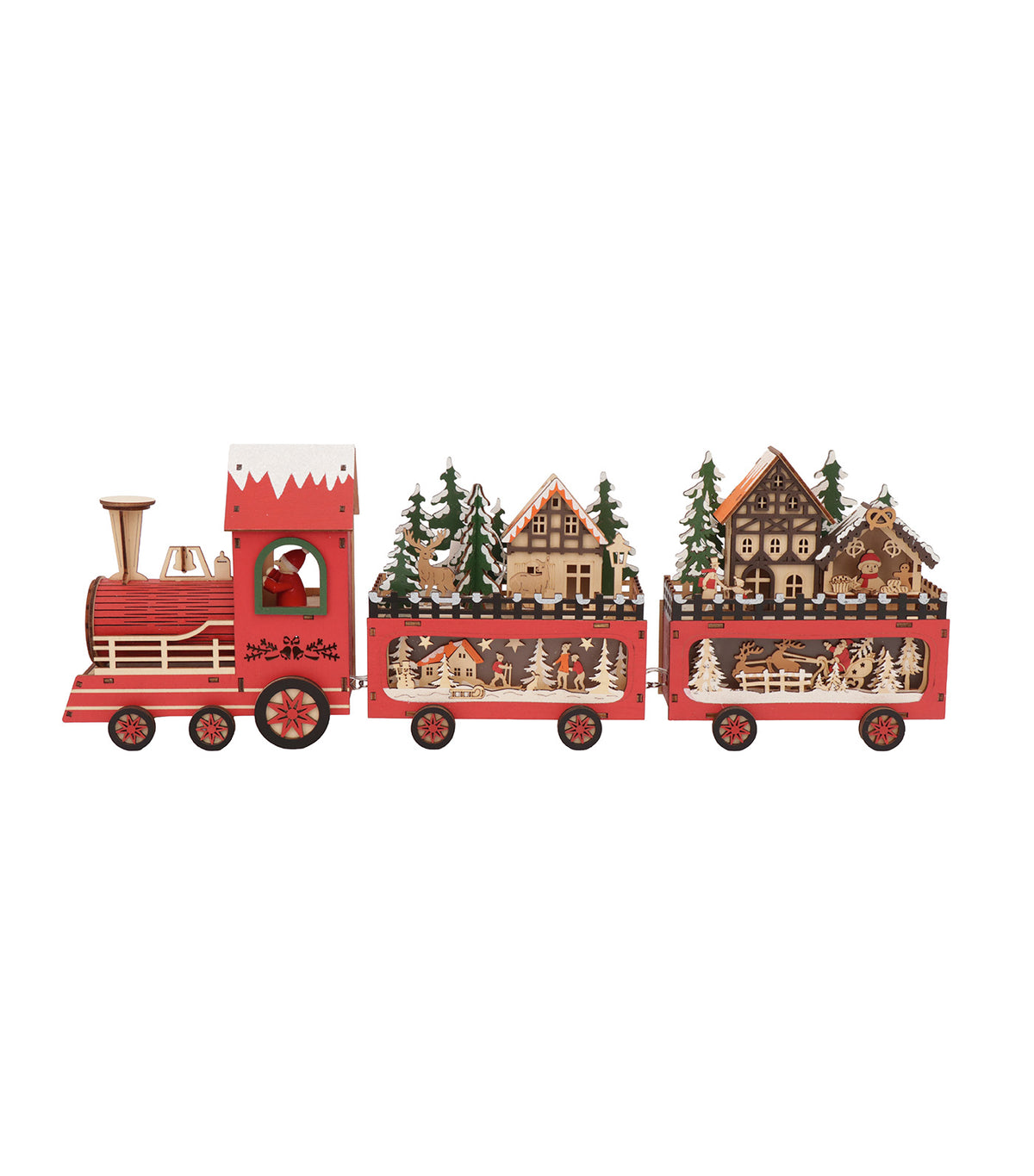 LED Truck Santa
