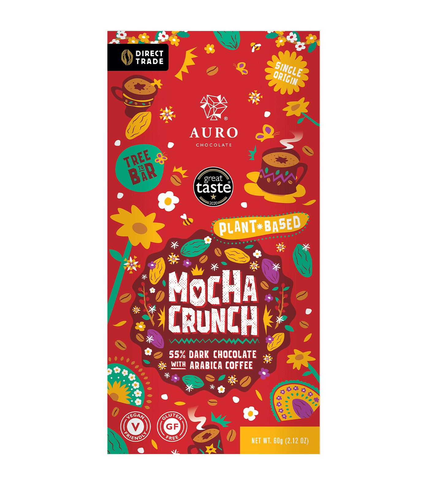 Mocha Crunch with Plant-Based 55% Dark Chocolate
