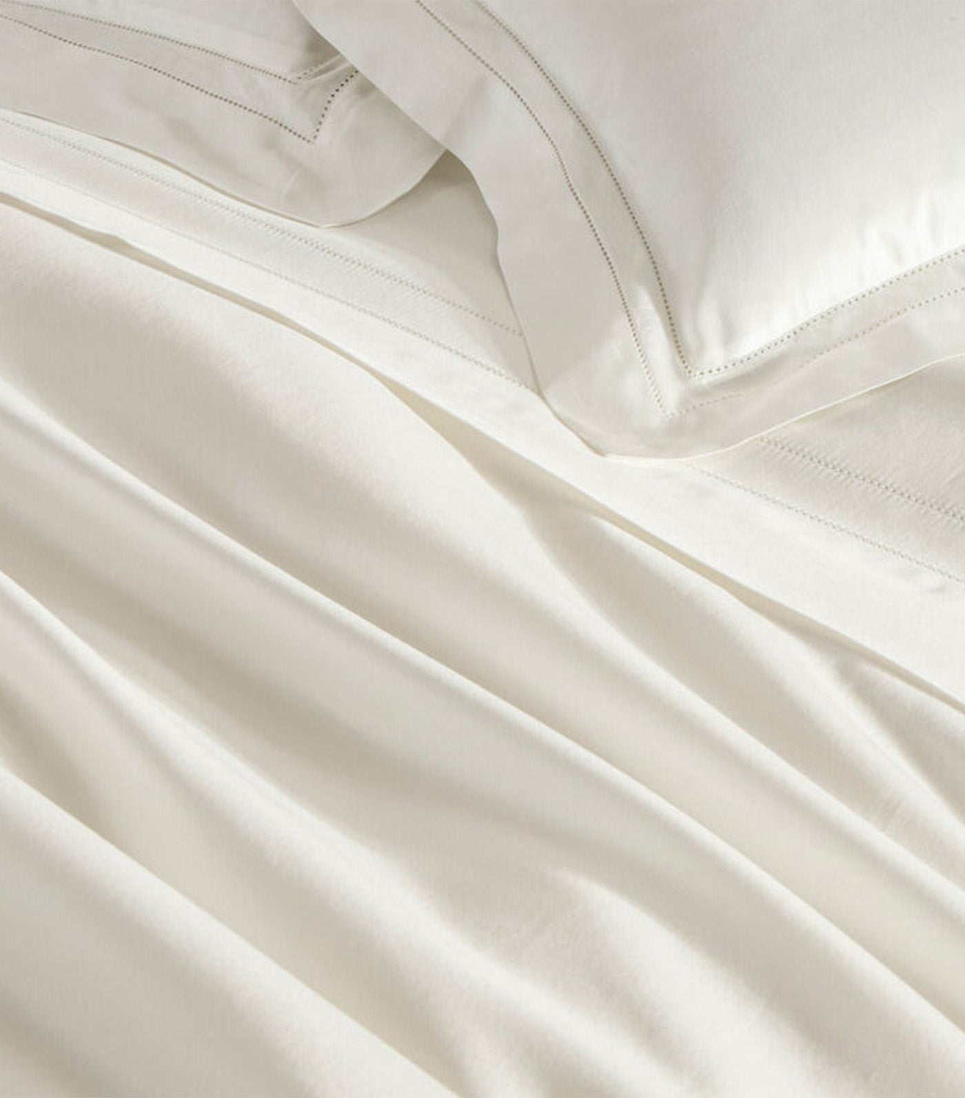 Doppio Ajour Duvet Cover Set Milk