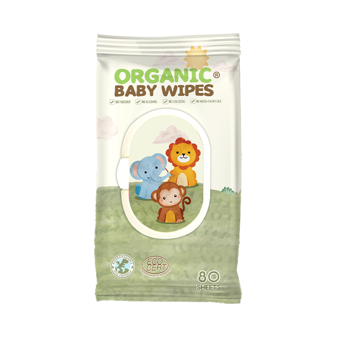 Baby Wipes with Cap (80 Wipes)