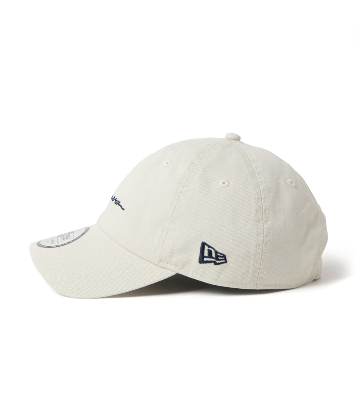 Handwritten Logo Casual Classic Cap Ivory