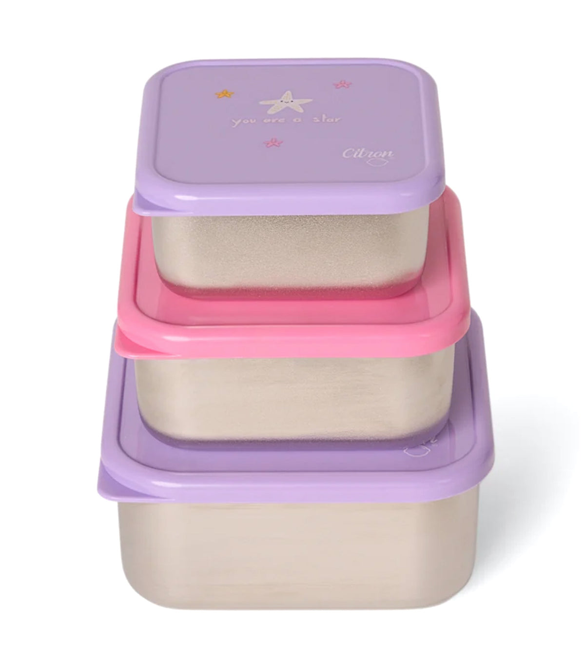 Stainless Steel Stackable Lunchbox Mermaid