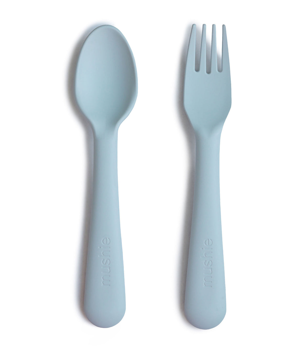 Fork and Spoon Set Powder Blue