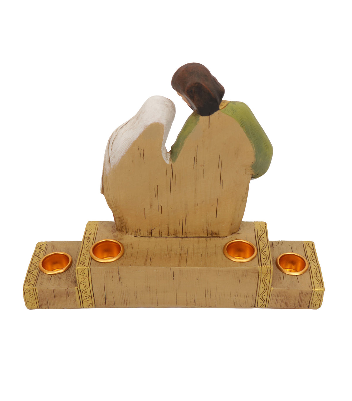 9in Nativity Candle Holder