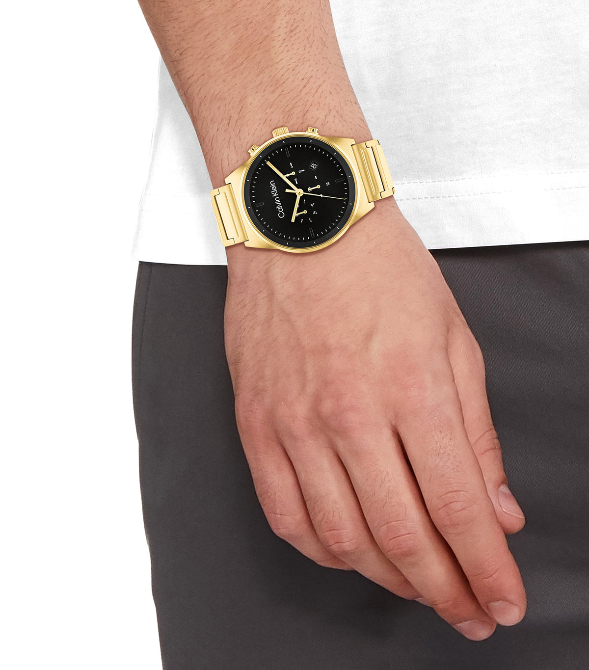 Impressive 25200294 Steel Watch Gold