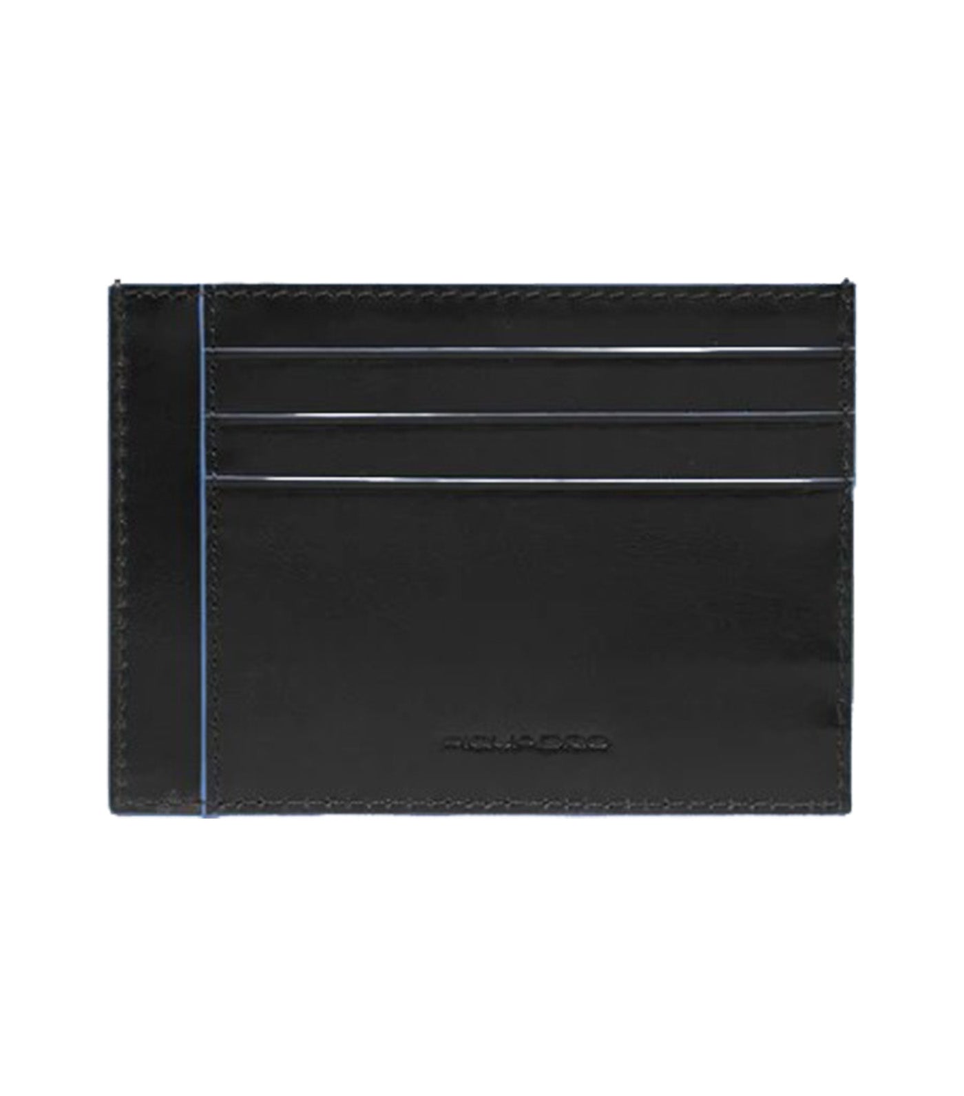 Leather Men's Slim Credit Card Holder Black