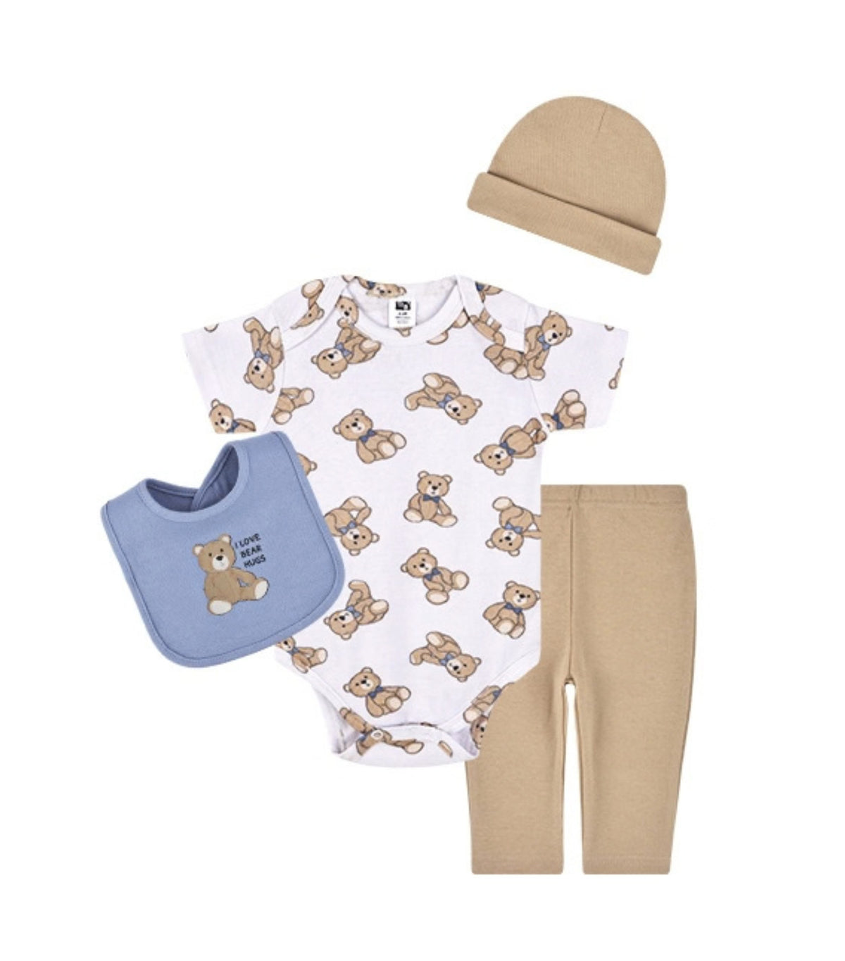 8pc Grow with Me Set Gentleman Bear