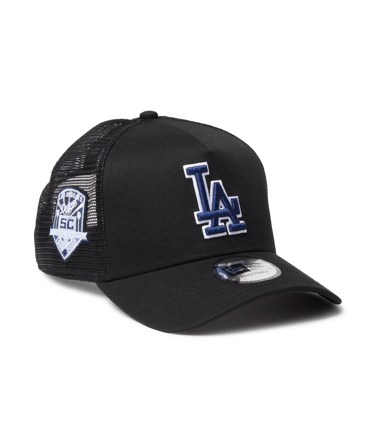 Los Angeles Dodgers 9FORTY A-Frame Trucker Adjustable Cap Black